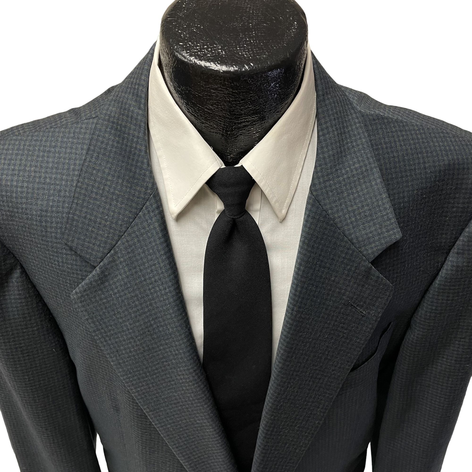 Hickey Freeman Vtg Hickey Freeman BOARDROOM Green Blue Check Sport Coat Size 48R - 2 Thumbnail