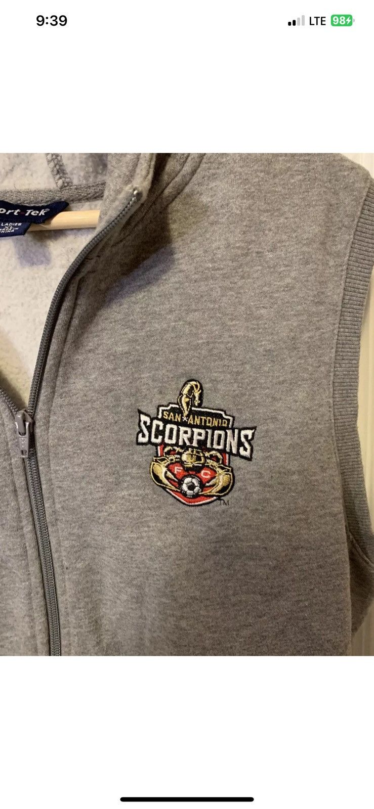 Other San Antonio Scorpions womens sz XL hoodie full zip jacket Size XL / US 12-14 / IT 48-50 - 3 Thumbnail