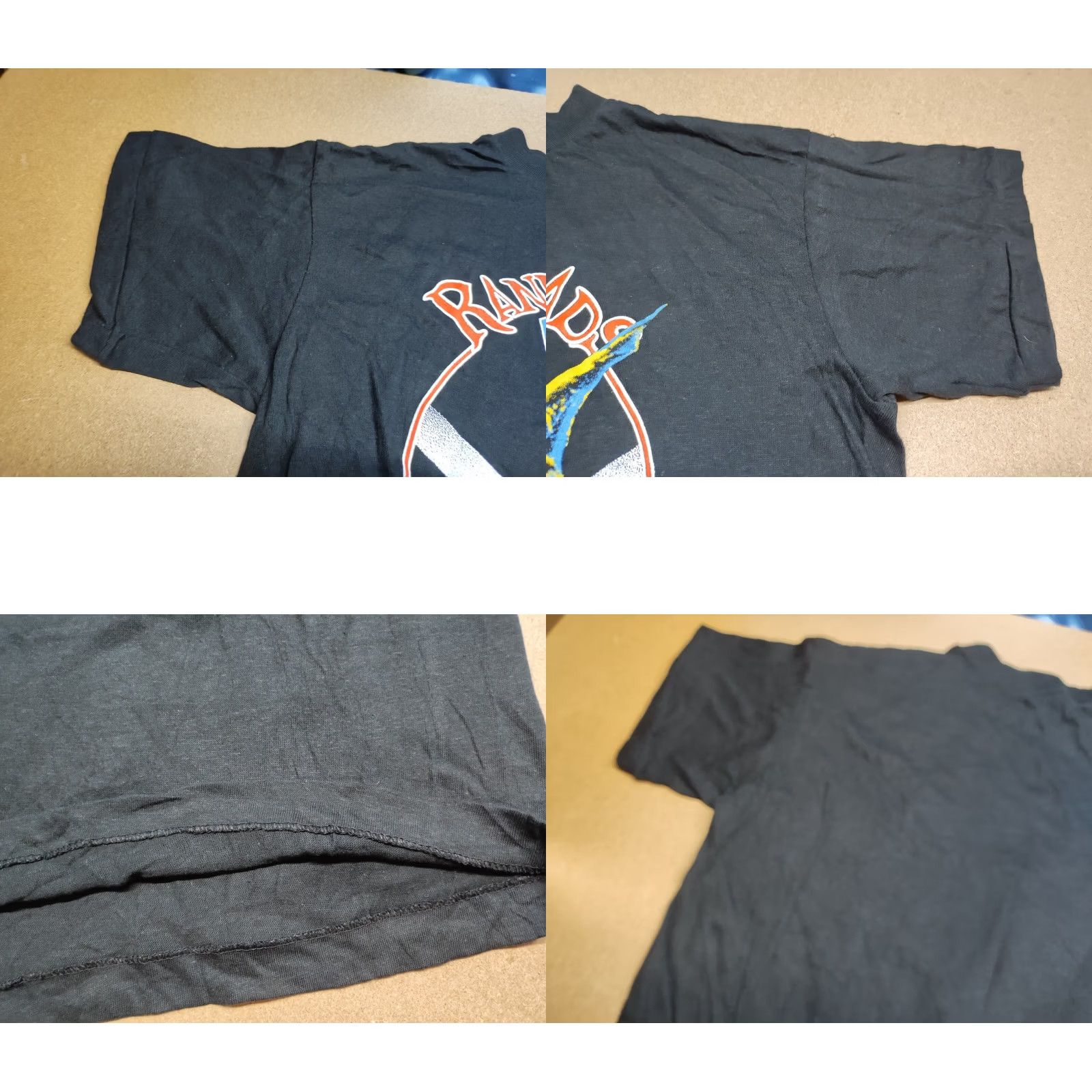 Vintage VINTAGE Ozzy Osbourne T Shirt Size M Randy Rhoads A Tribute Original Promo Shirt Mens Black Cotton Embroidered Short Sleeve 1987 Promo Size US M / EU 48-50 / 2 - 9 Thumbnail