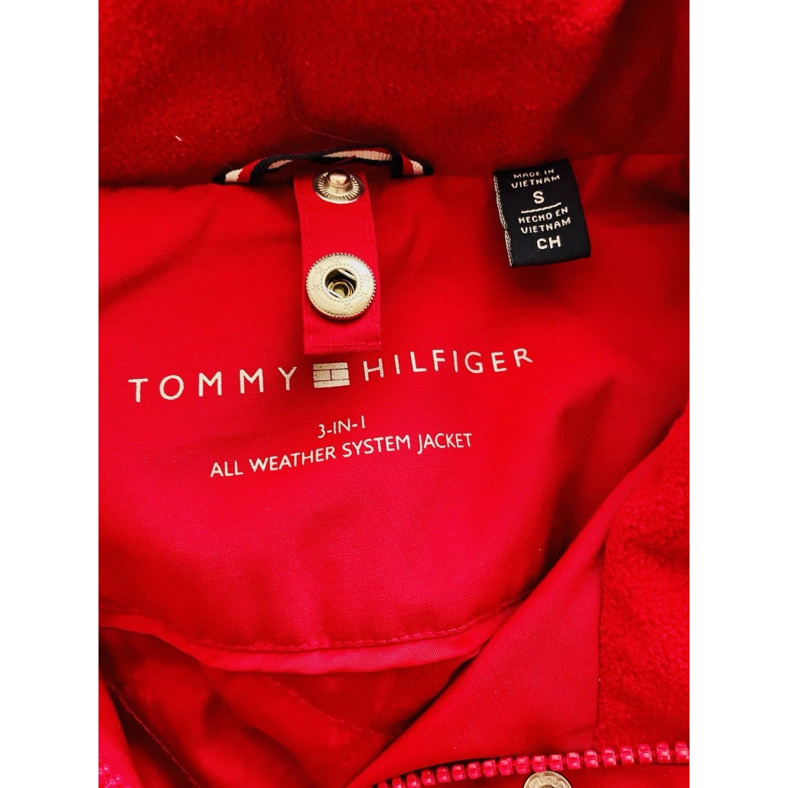 Tommy Hilfiger Women's Tommy Hilfiger 3-in-1 Removable Hood Jacket Size S Size S / US 4 / IT 40 - 9 Thumbnail