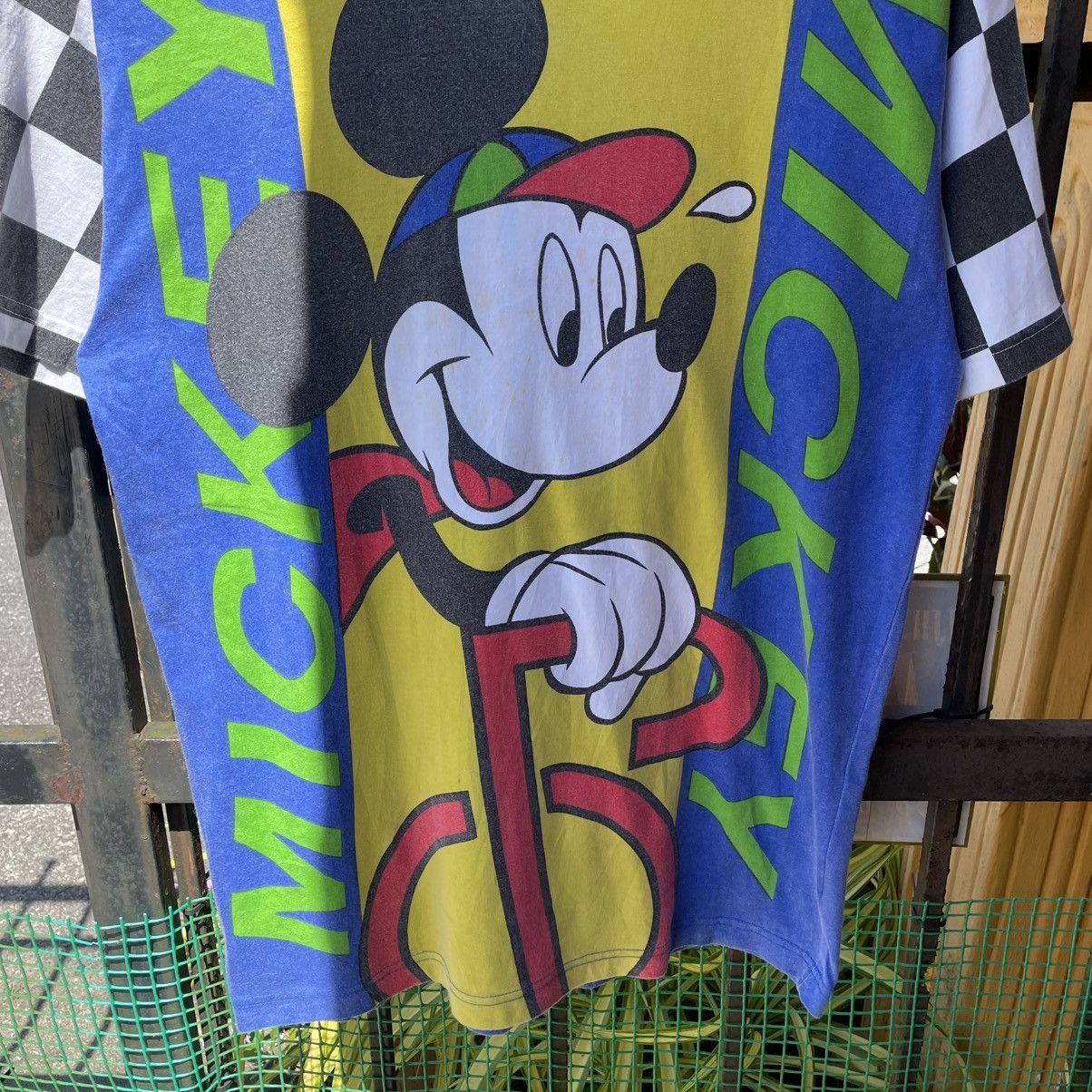 Disney × Mickey Mouse × Vintage 🔥Vintage 90s Mickey Mouse Big Image All Over Print Tee Size US M / EU 48-50 / 2 - 5 Thumbnail