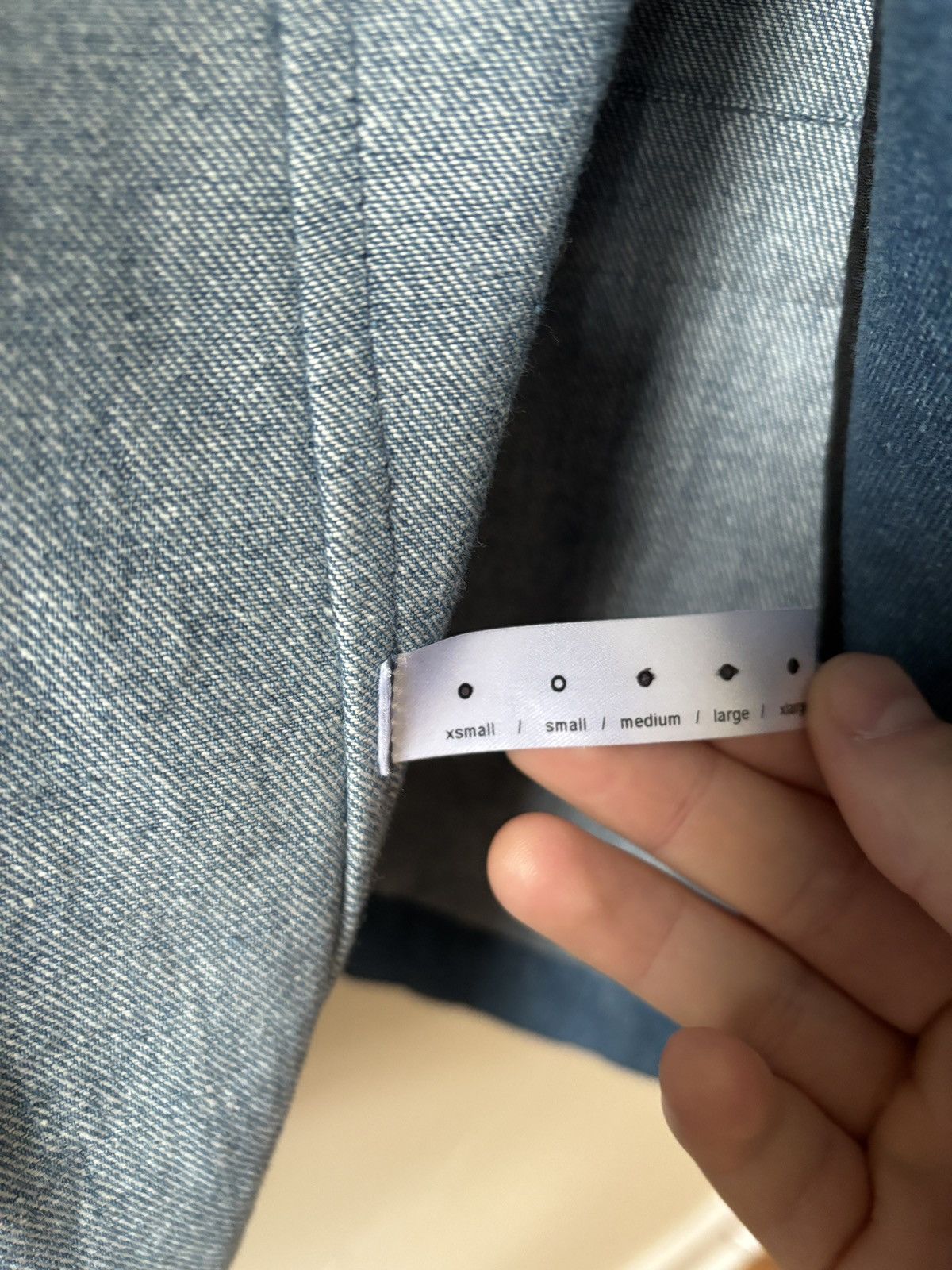 Assembly New York Assembly Denim Blazer Size 38S - 2 Thumbnail