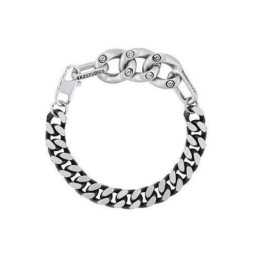 Jewelry Silver Chunky Link Chain Bracelet, Men's Bracelet Size ONE SIZE - 5 Thumbnail