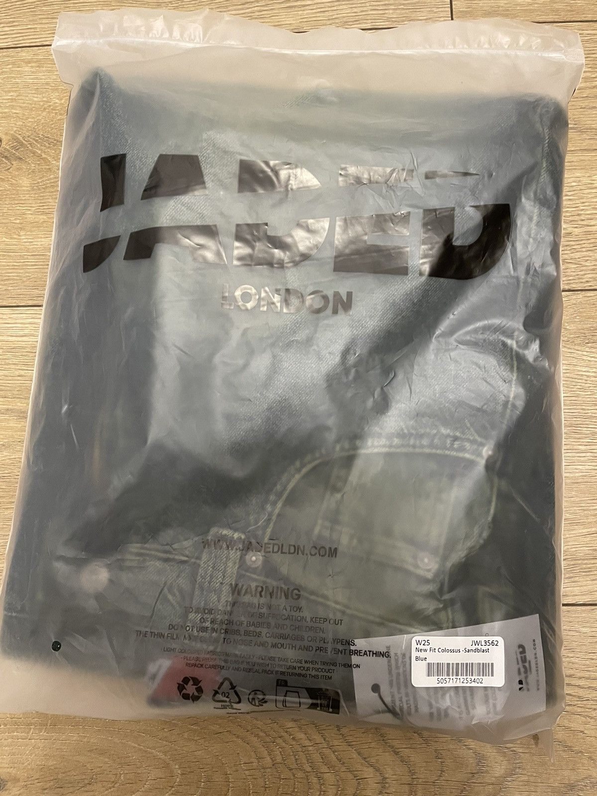 Jaded London Colossus Jeans Sandblast Blue Wash | Grailed