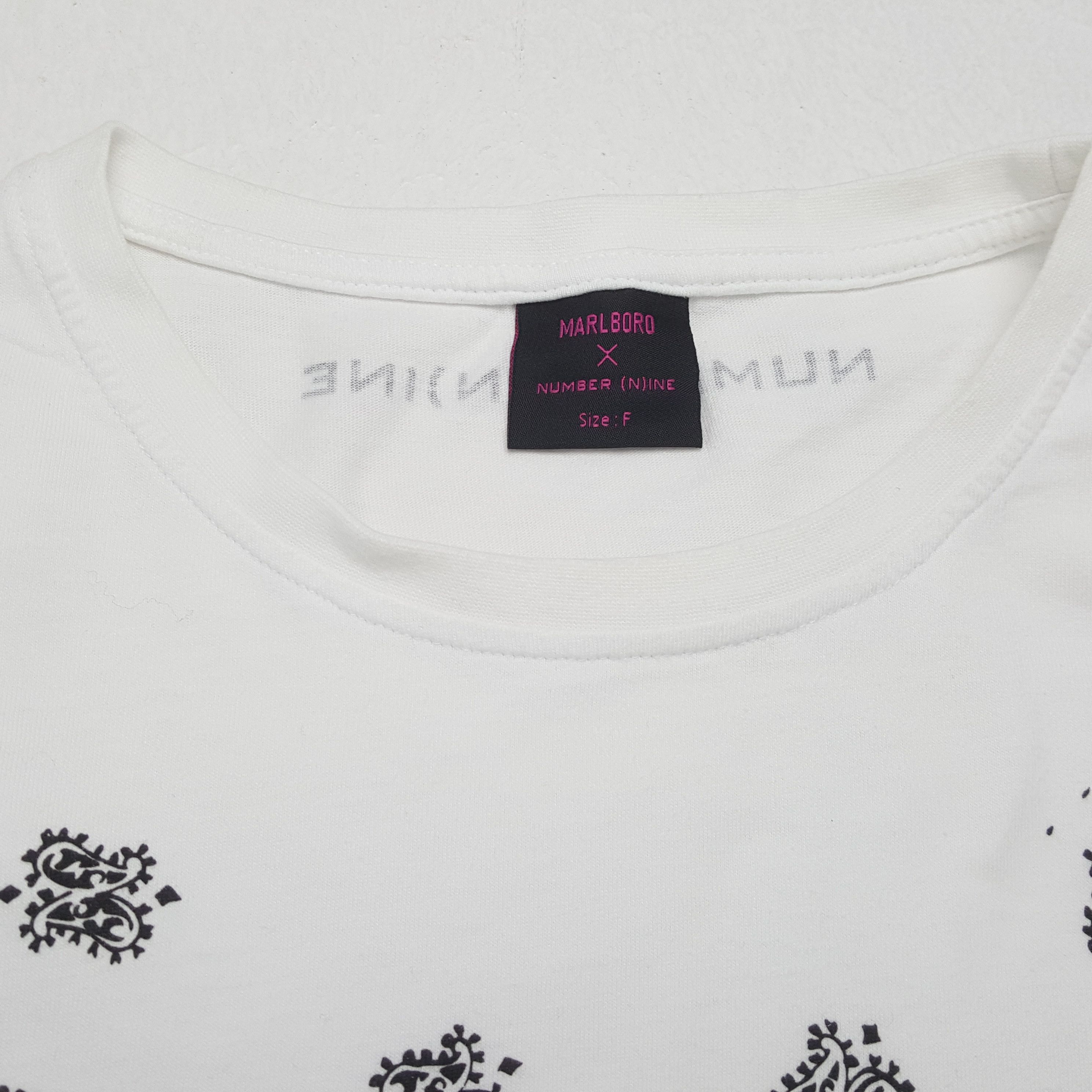 Marlboro × Number (N)ine × Vintage MARLBORO x NUMBER (N)INE Japanese Brand Designer Tshirt Size US L / EU 52-54 / 3 - 7 Thumbnail