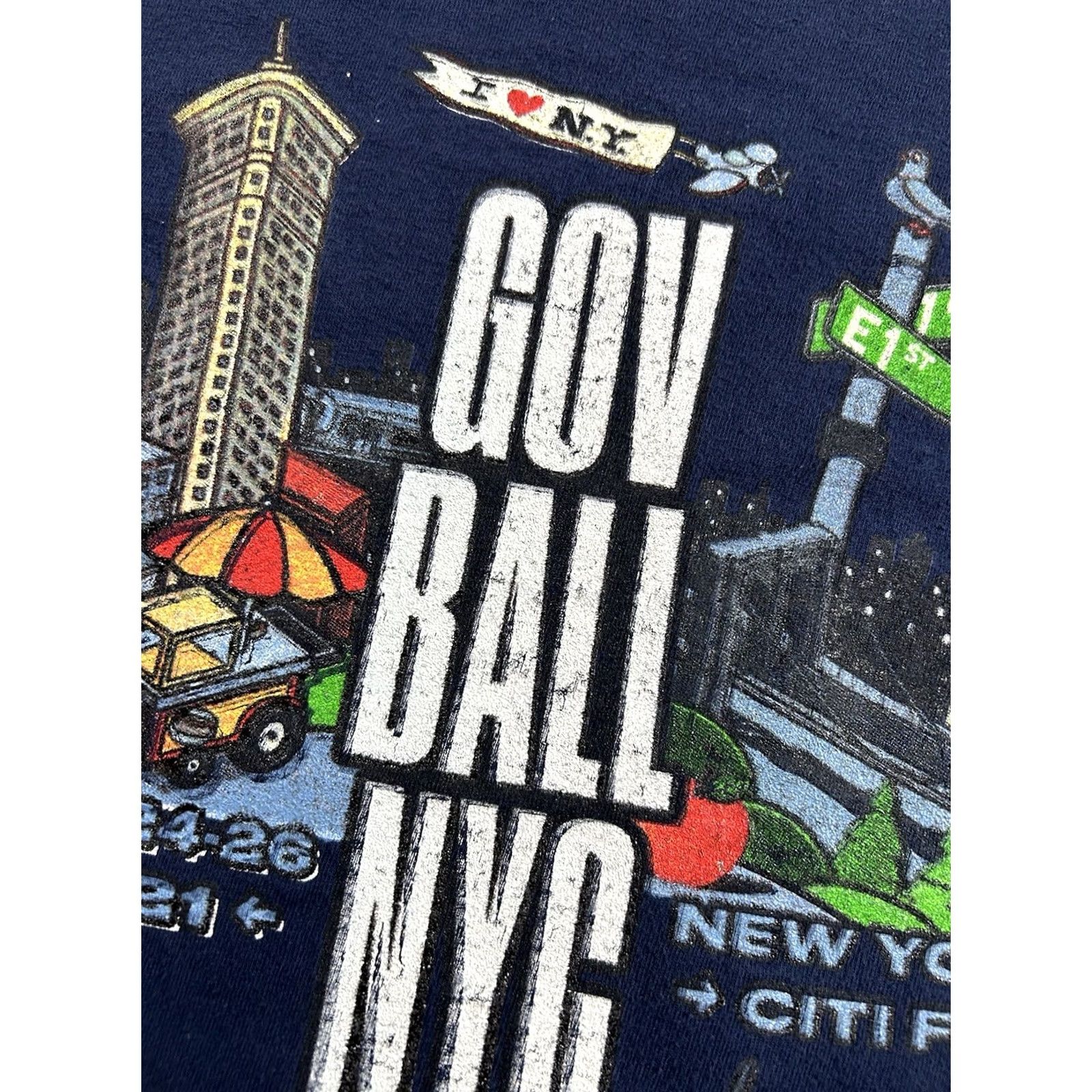 Fruit Of The Loom Governors Ball NYC 2021 Tour Shirt Medium Billie Eilish Post Malone A Rocky Blue Cotton M Unisex Adults Fruit of the Loom Music Festival Band Size US M / EU 48-50 / 2 - 4 Thumbnail