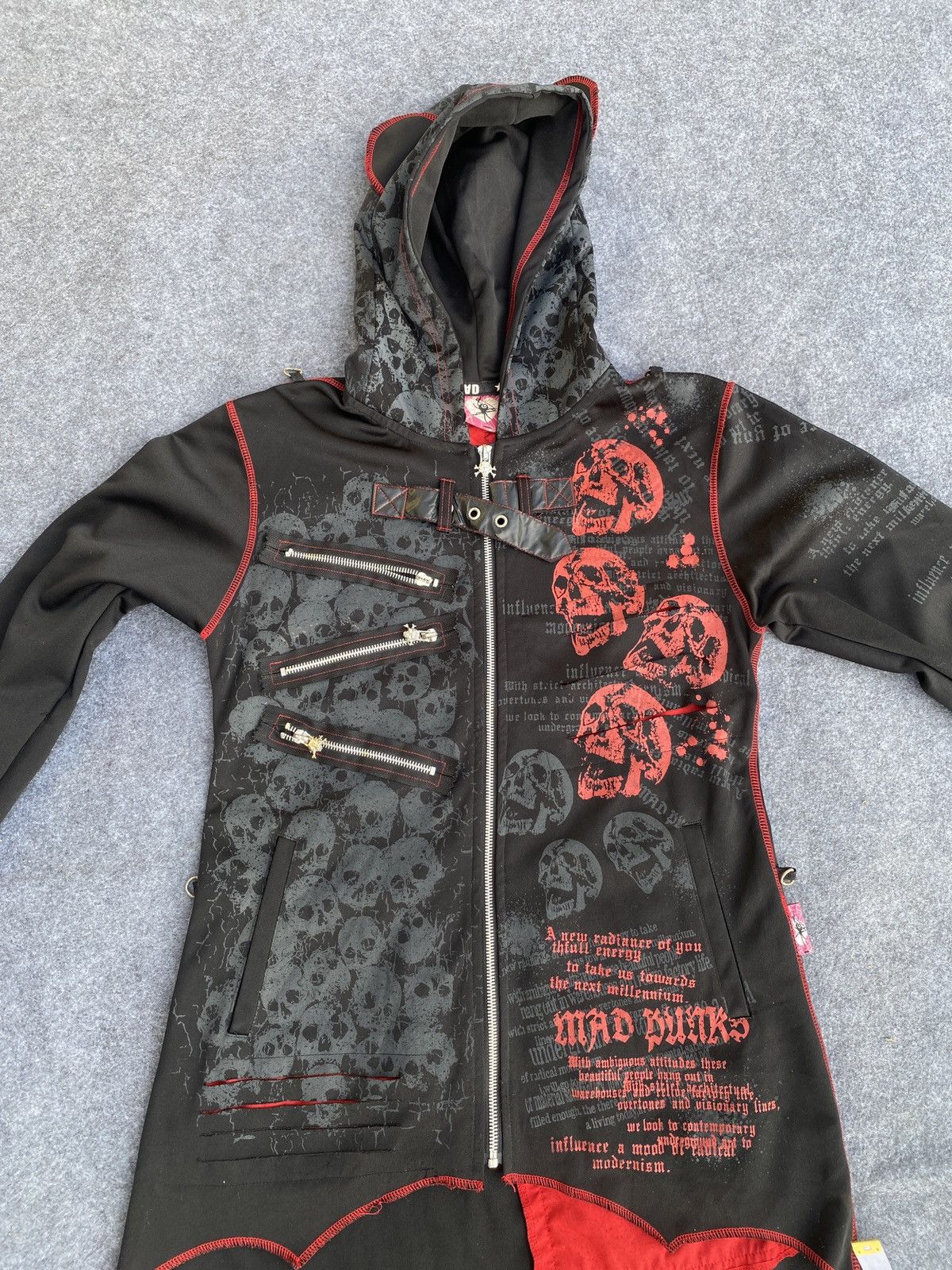 Issey Miyake Vintage mad punk gothic jacket Size M / US 6-8 / IT 42-44 - 24 Thumbnail