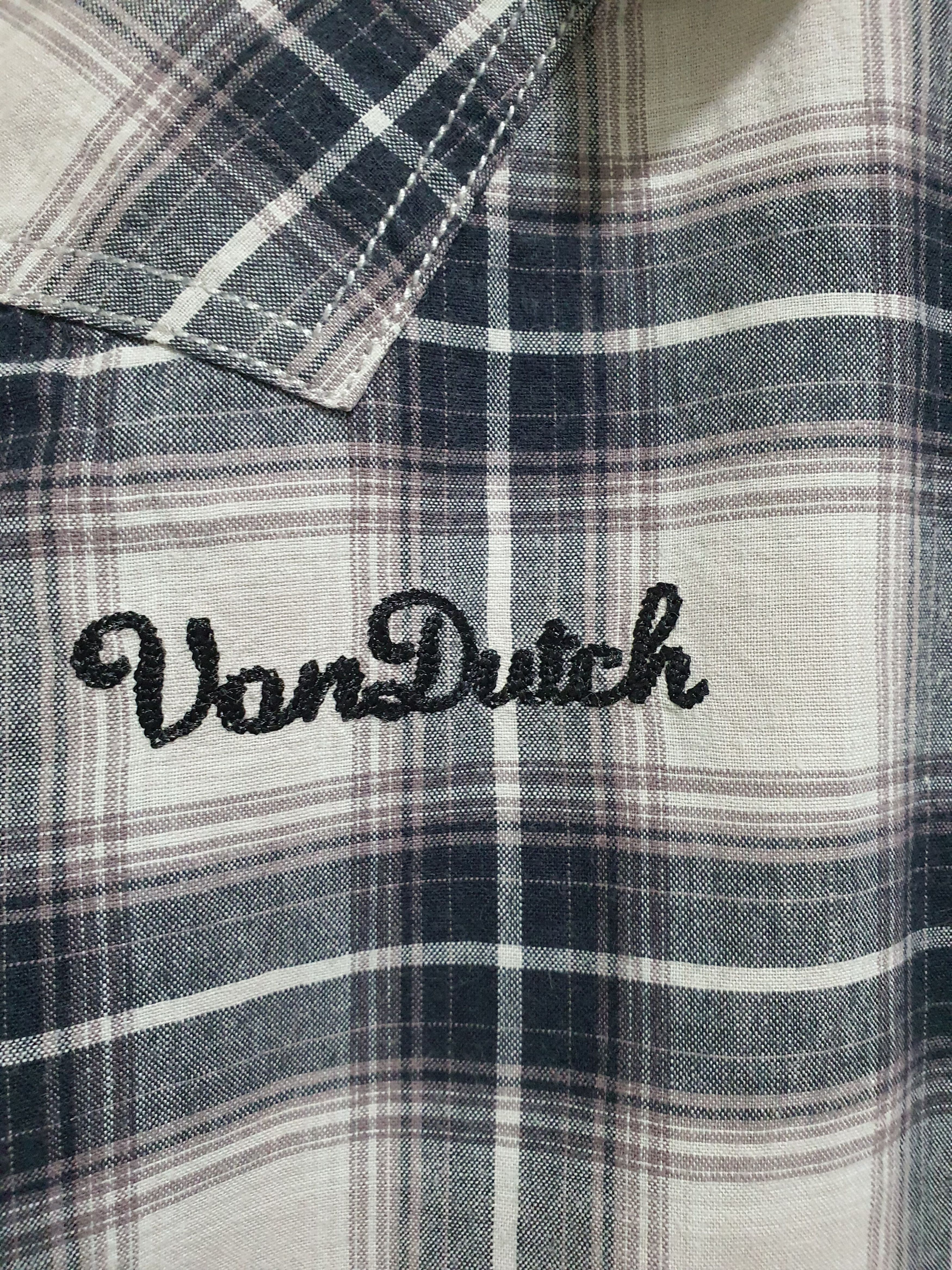 Designer × Von Dutch VON DUTCH 20.5/27.5 DESIGNED CHECKED SNAP BUTTON SHIRT Size US L / EU 52-54 / 3 - 5 Thumbnail