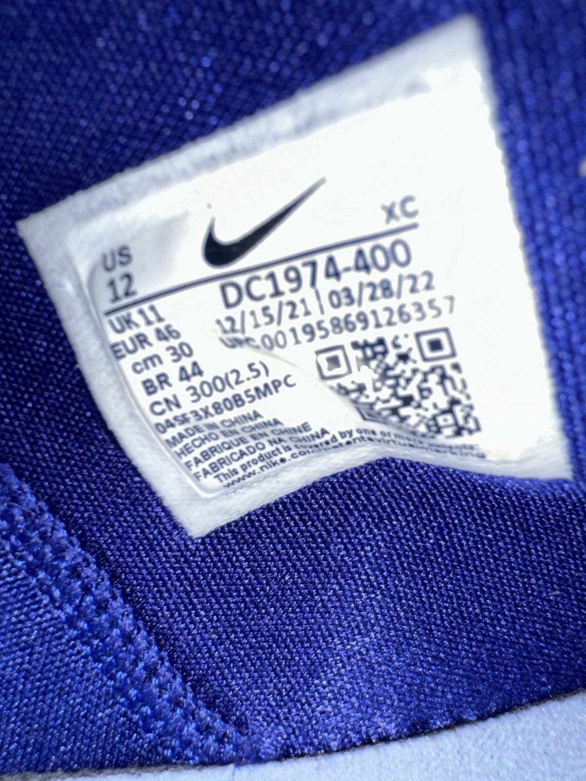 Nike Pg 6 blue paisley Size US 12 / EU 45 - 8 Thumbnail