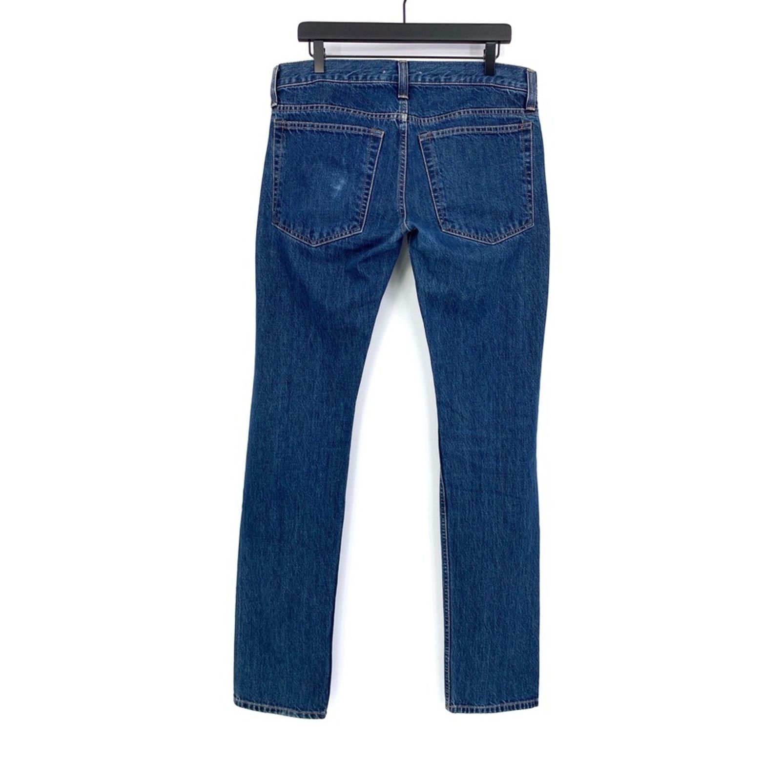 Helmut Lang HELMUT LANG Unisex Low Rise Slim Leg Jean Blue Denim 32M Size US 32 / EU 48 - 9 Thumbnail