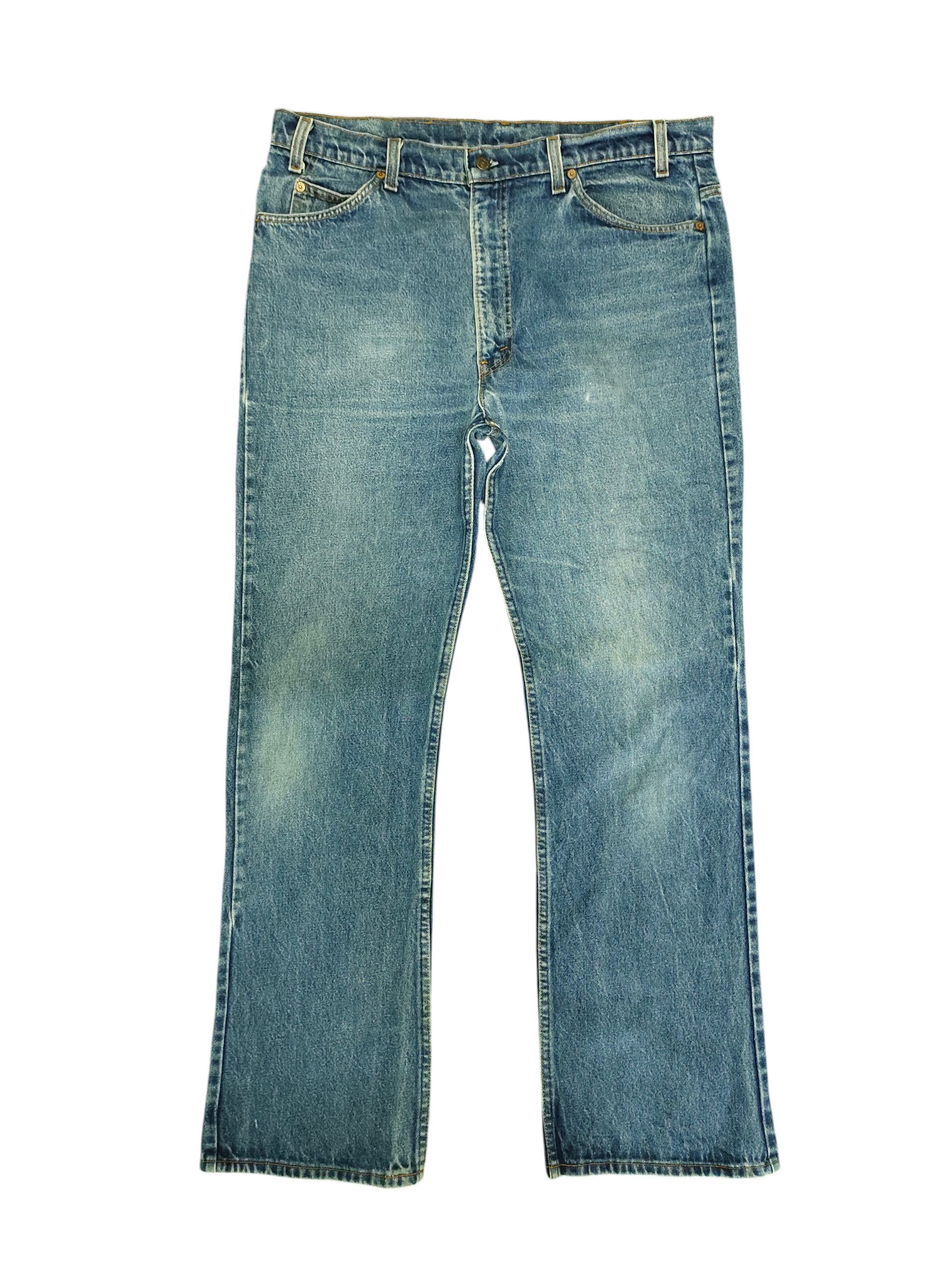 If Six Was Nine Vintage 80s Levis 517 Flare Jeans - Sand Wash