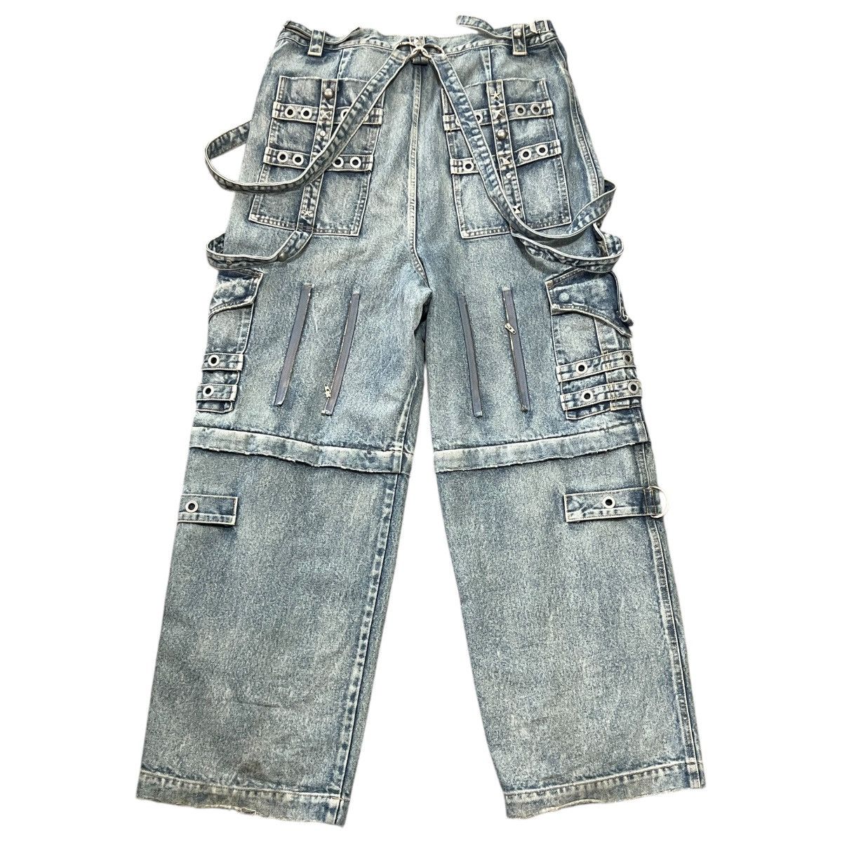 Balenciaga BALENCIAGA 2022AW Raver Baggy Denim Pants Size US 33 - 16 Thumbnail