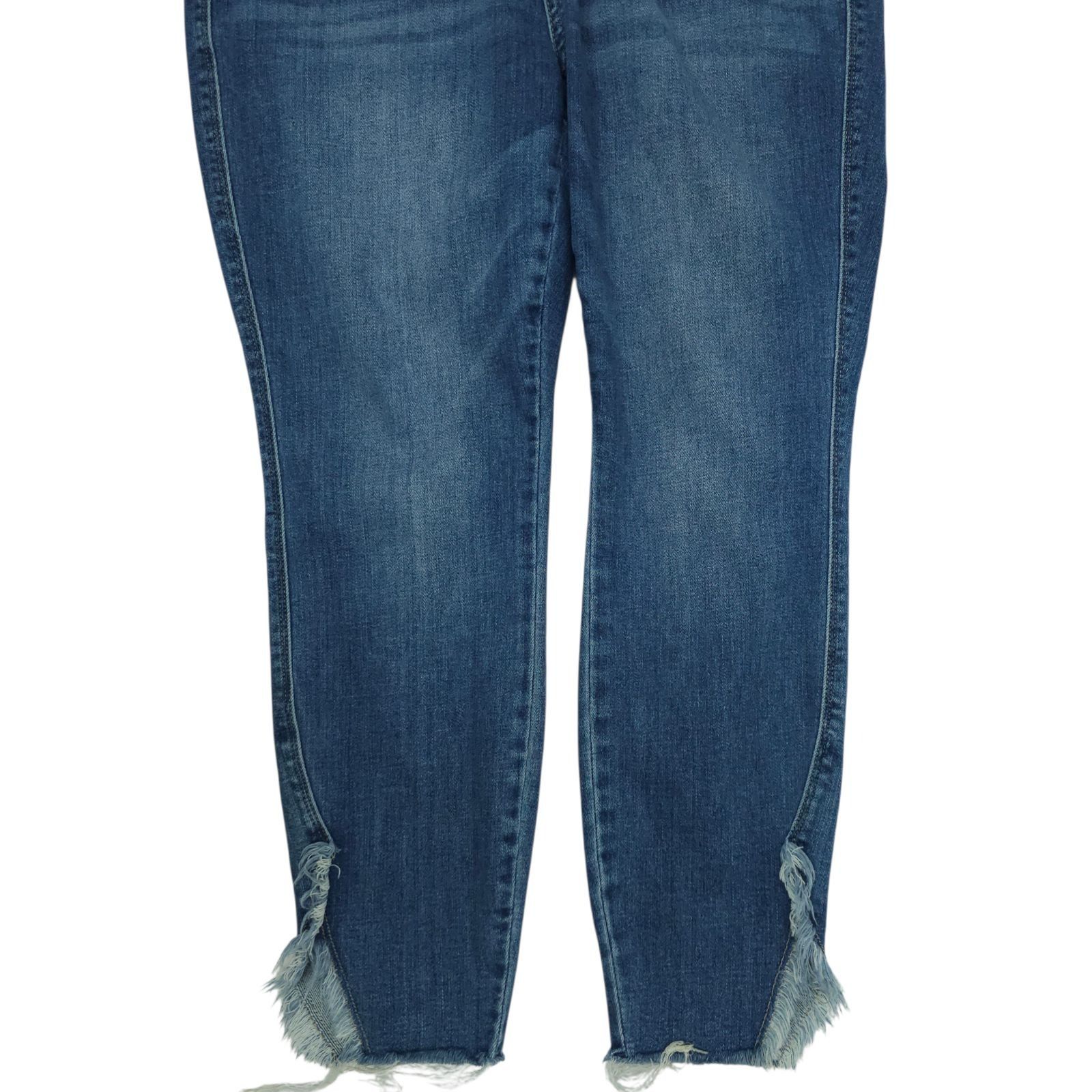 Judy Blue Judy Blue Skinny Jeans 14W High Waist Distressed Frayed Size 31" - 11 Thumbnail