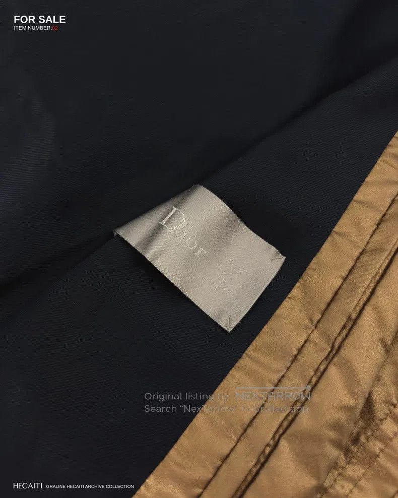 Dior Dior Gilt Knight Armor Deconstructed Tech Fabric Windbreak Size US S / EU 44-46 / 1 - 7 Thumbnail