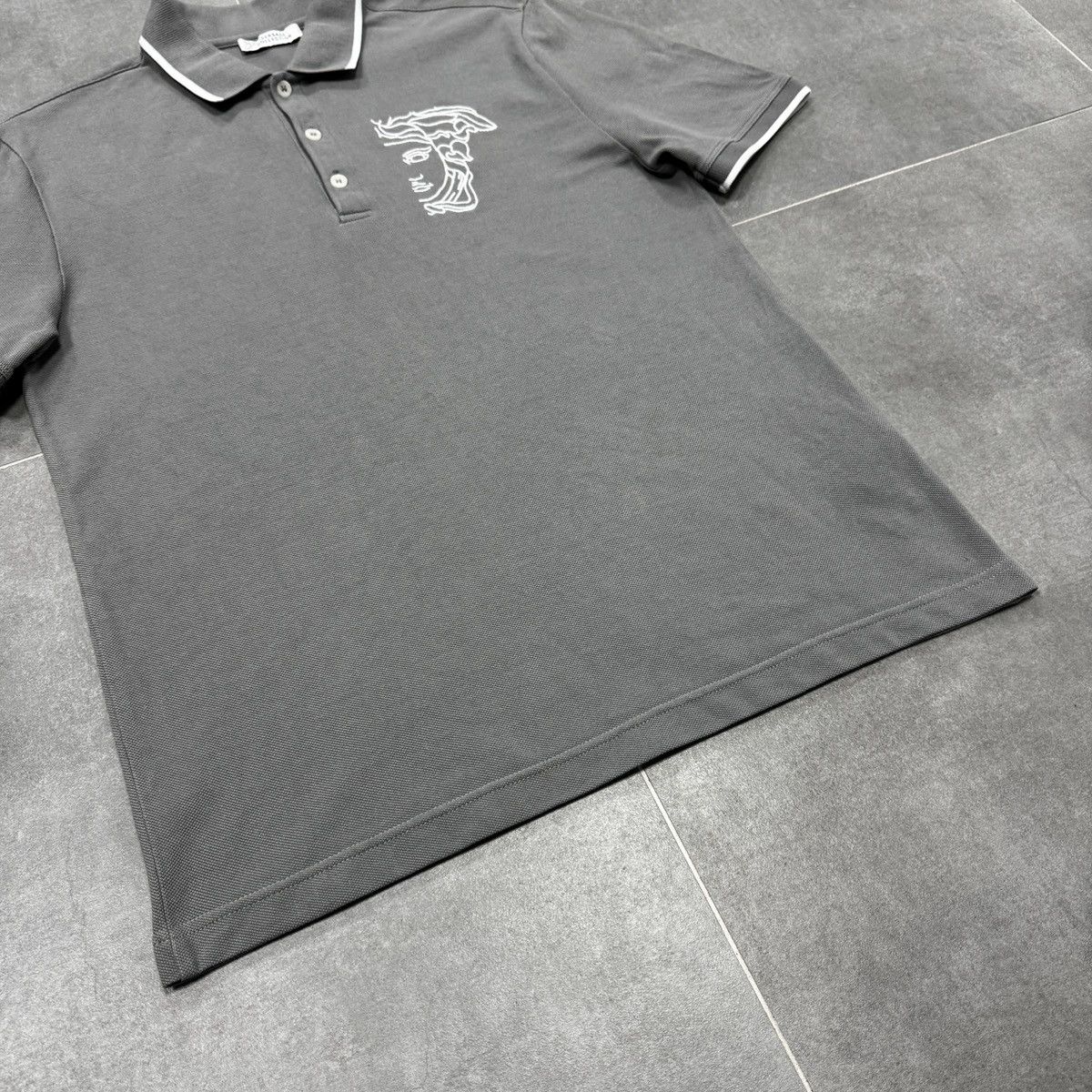 Versace Versace Collection Embroidered Medusa Head Logo Polo Slim Size US M / EU 48-50 / 2 - 4 Thumbnail