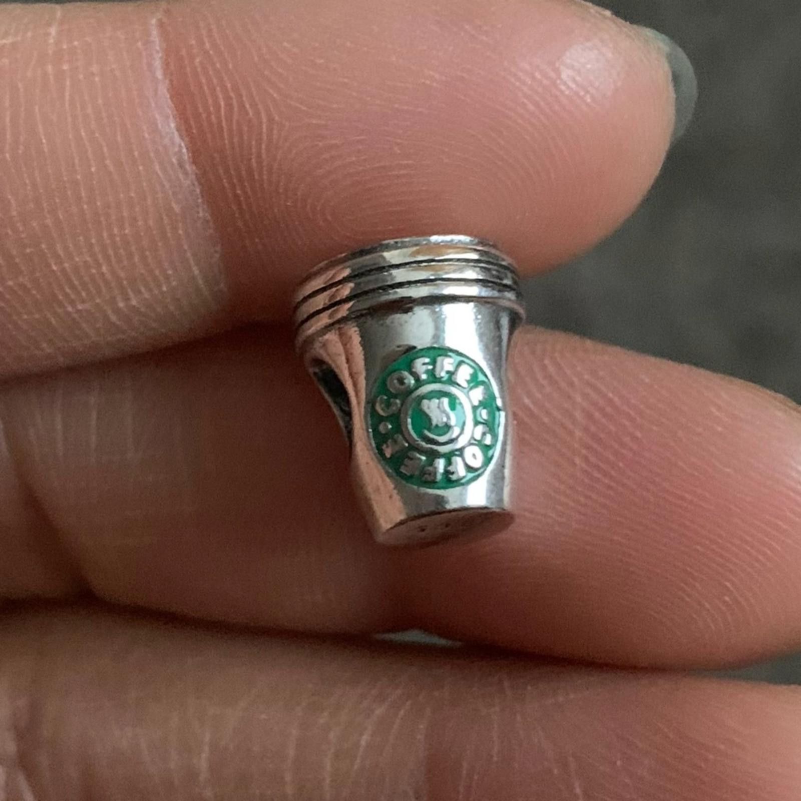 Other NWOT Coffee Cup Charm Sterling Silver 925 Size ONE SIZE - 3 Thumbnail