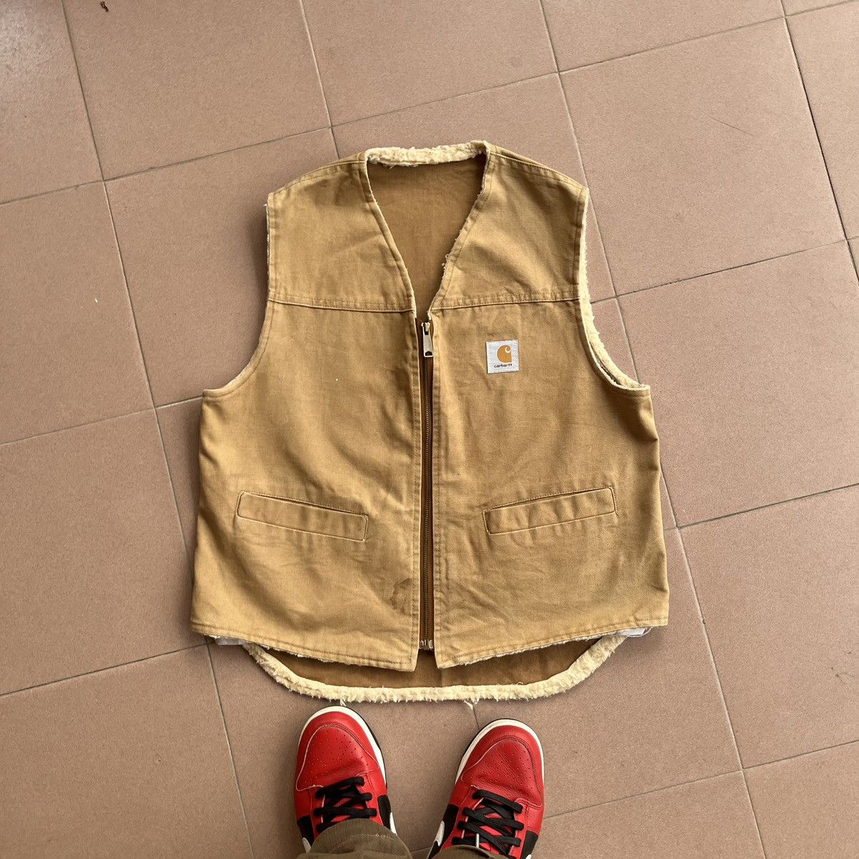 Carhartt × Vintage Carhart duck Brown Vest Size US L / EU 52-54 / 3 - 14 Thumbnail