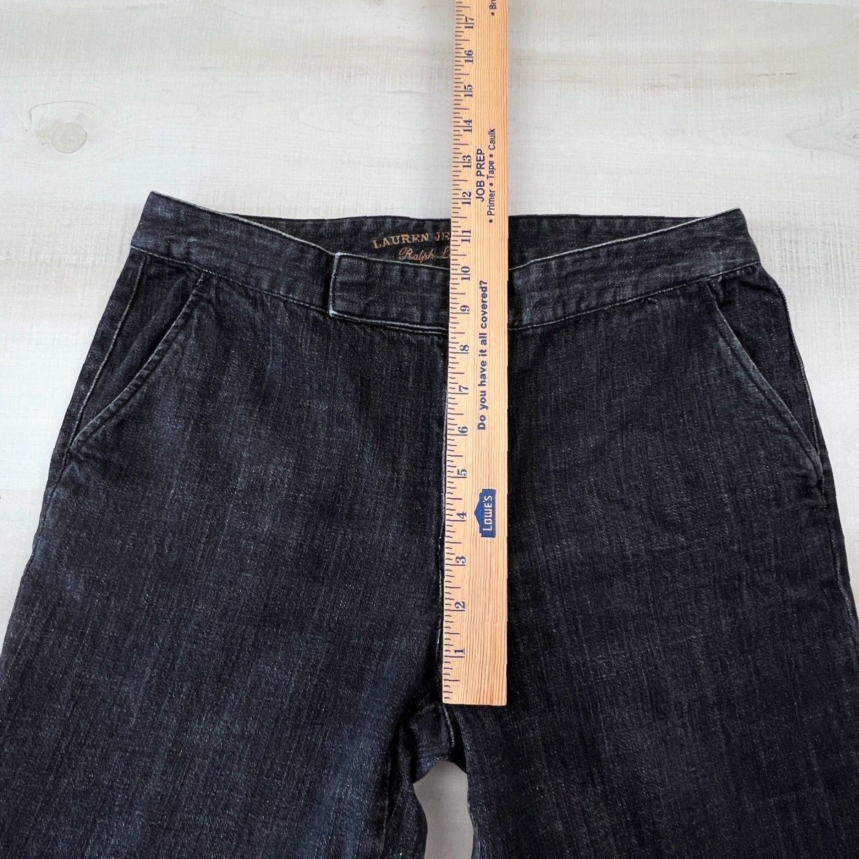 Ralph Lauren Lauren Ralph Lauren Womens Black Mid Rise Stretch Bootcut Jeans Size 8 Size 30" / US 8 / IT 44 - 6 Thumbnail