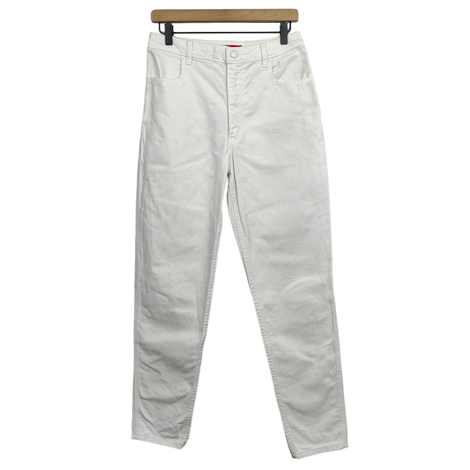 Eckhaus Latta El Jeans Womens 30 White High Rise