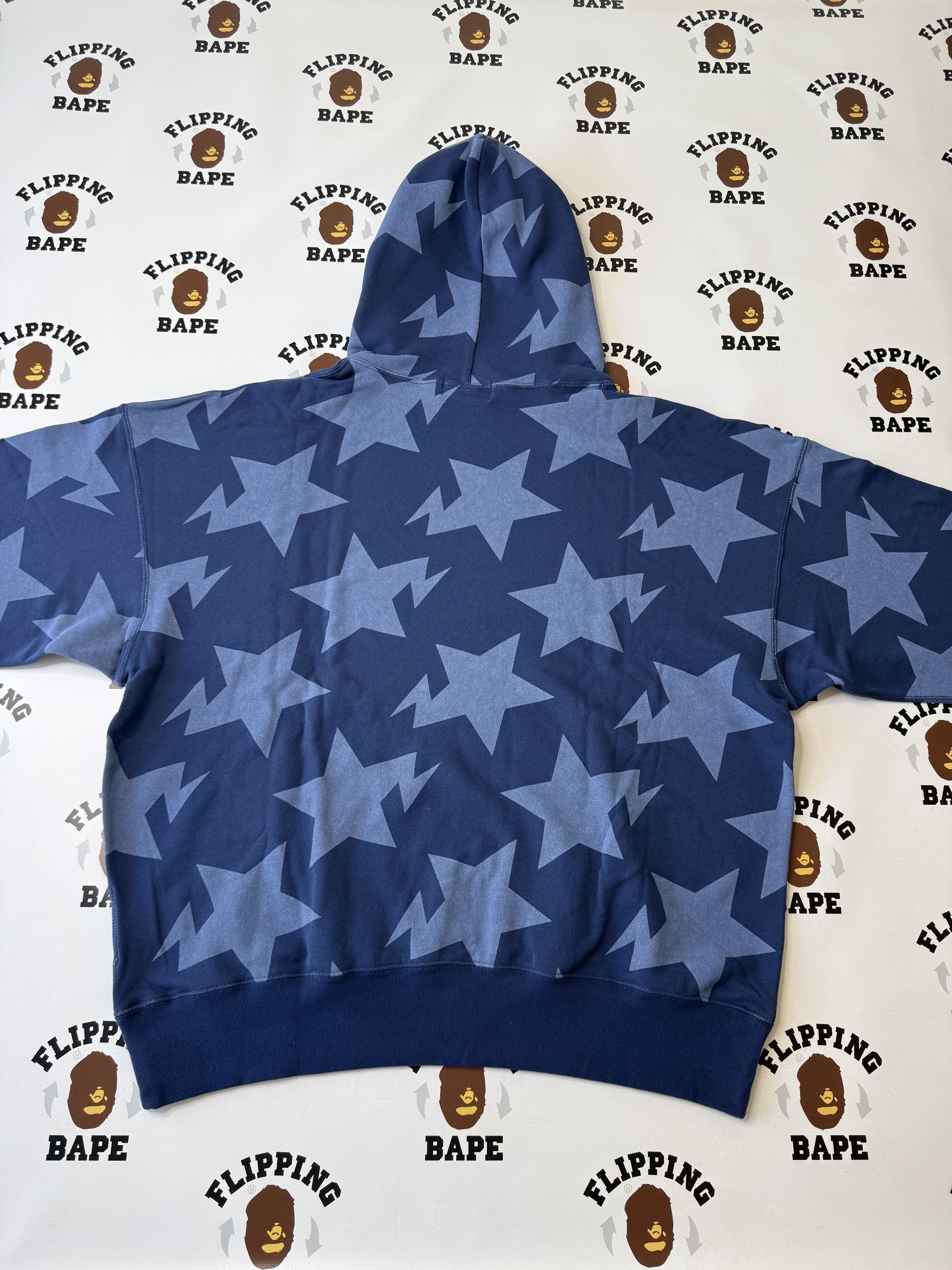 Bape BAPE STA PATTERN LOOSE FIT PULLOVER HOODIE Size US M / EU 48-50 / 2 - 4 Thumbnail
