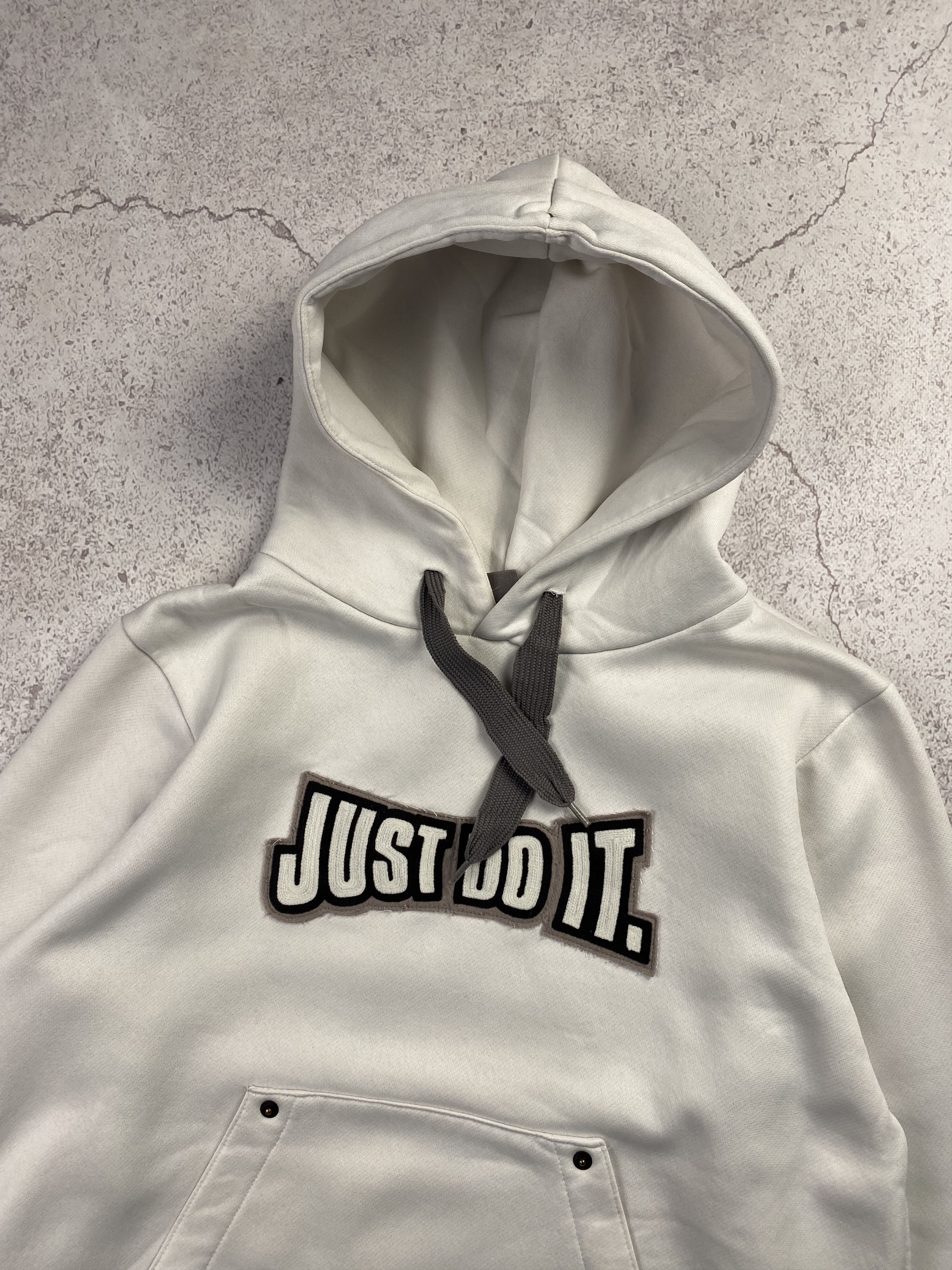 Nike × Vintage Nike Y2k Spellout Big Logo Hoodie Size L / US 10 / IT 46 - 3 Thumbnail