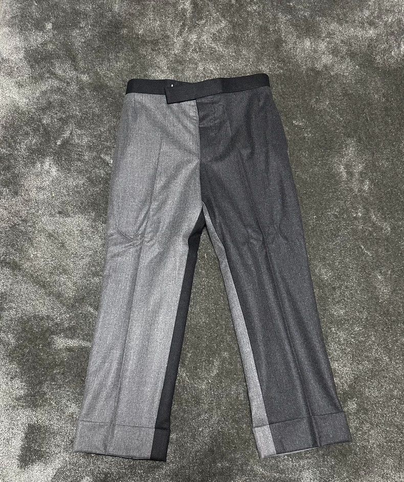 Thom Browne Thom Browne Size 1 Flannel color-blocked suit and trousers Size US 29 - 1 Thumbnail