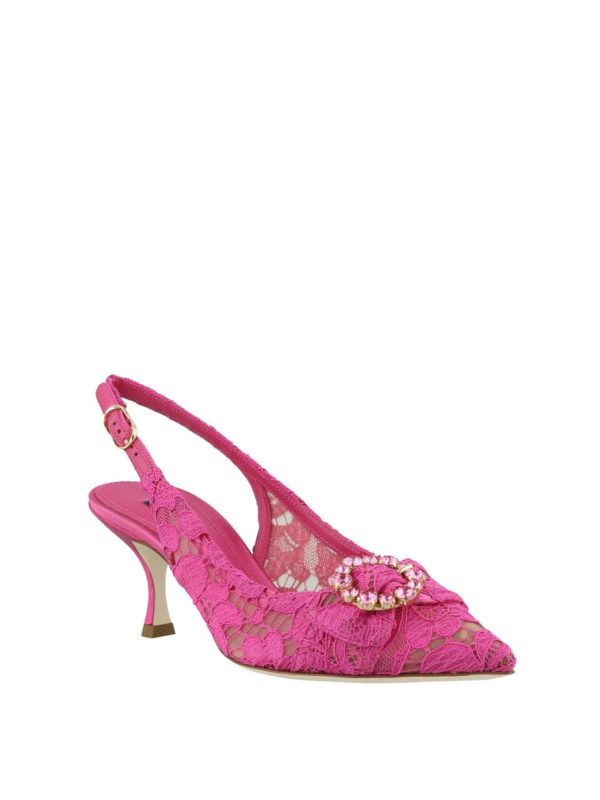 Dolce & Gabbana o1y0925 Spool Heel Pumps in Fuchsia Size US 6 / IT 36 - 2 Thumbnail