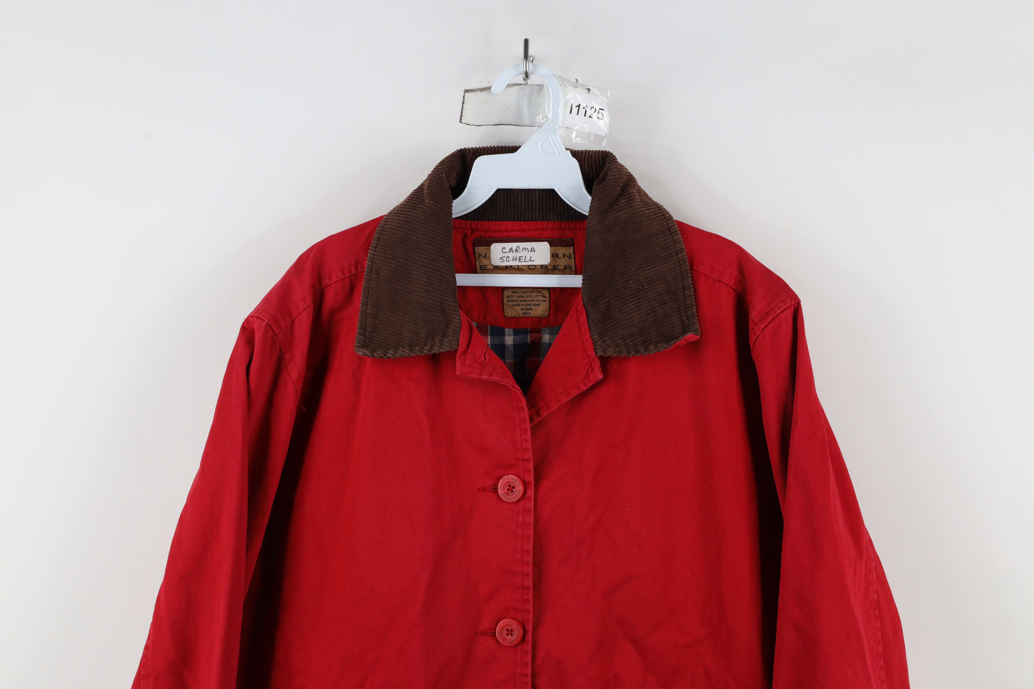 Vintage Vintage 90s Streetwear Flannel Lined Chore Barn Jacket Size S / US 4 / IT 40 - 2 Thumbnail