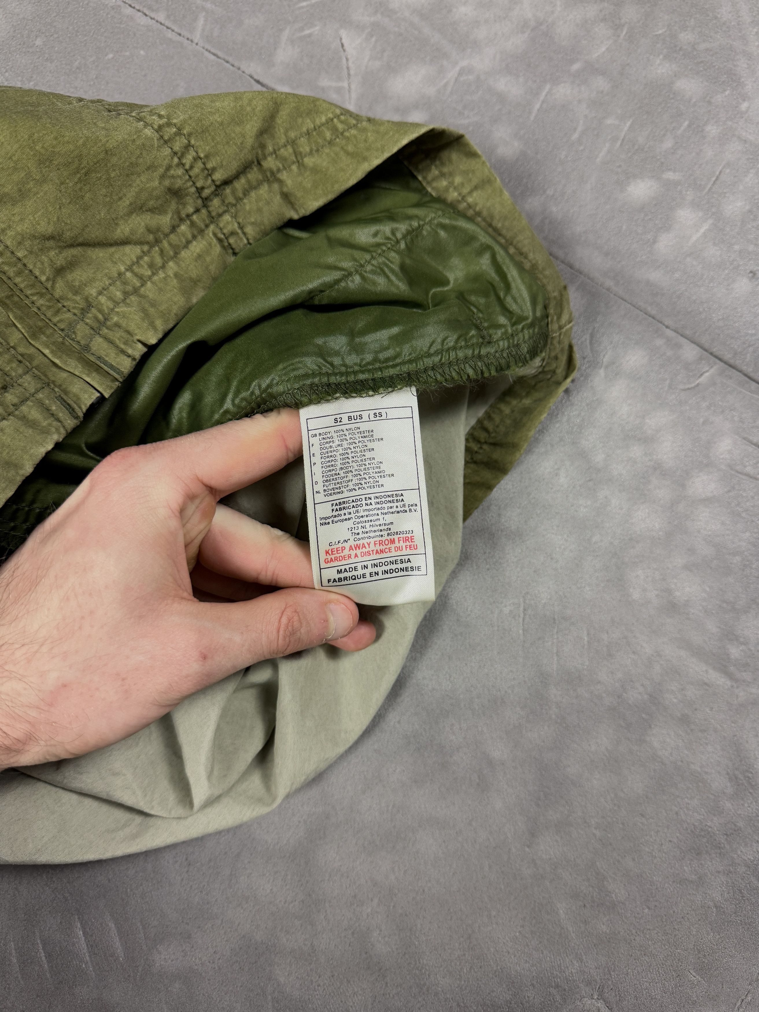 Nike × Vintage Vintage Nike khaki light windbreaker jacket streetwear 90s Size US M / EU 48-50 / 2 - 10 Thumbnail