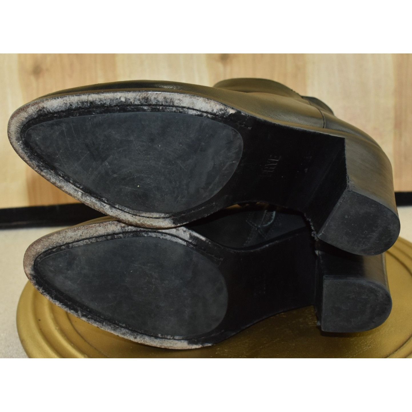 Frye Frye Women's Boots Size 8.5 Black Ankle Booties Zip Heeled S Size US 8.5 / IT 38.5 - 11 Thumbnail