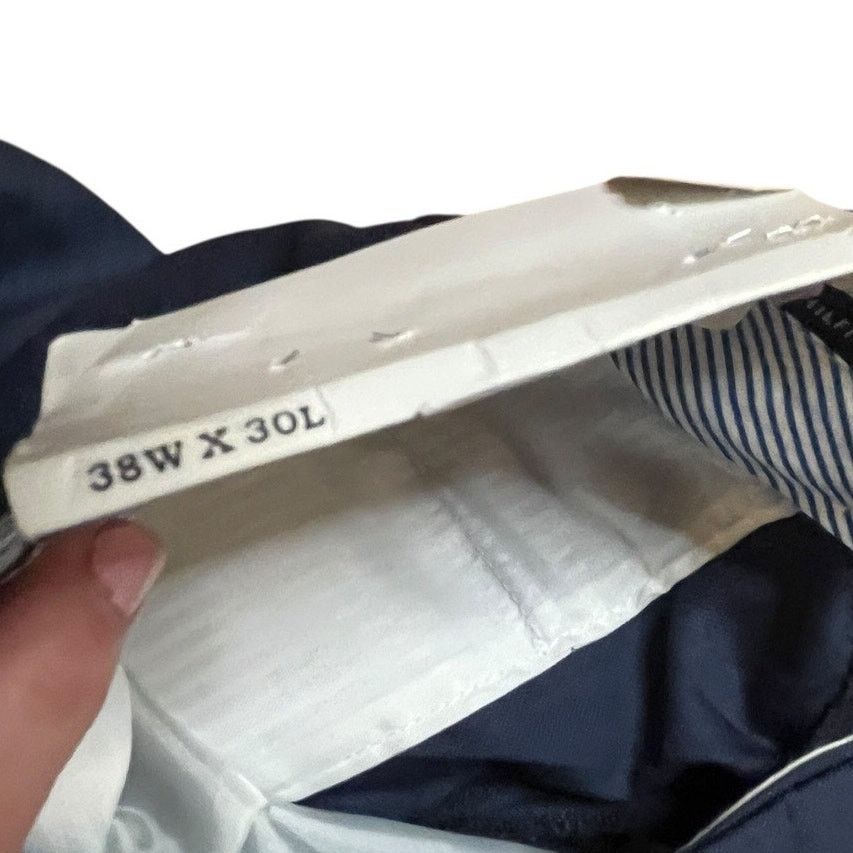 Tommy Hilfiger Tommy Hilfiger Tyler Men's Dress Pants 8x30 Modern Fit Navy Size 38R - 7 Thumbnail