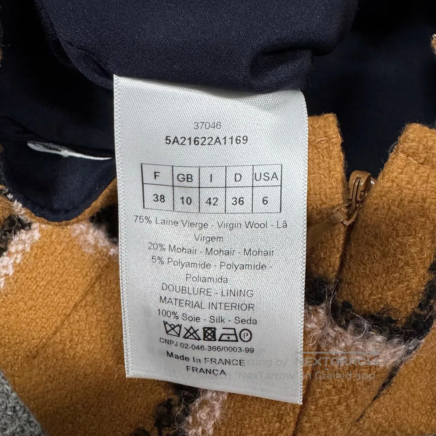Dior Dior Checkered wool short-sleeved dress| Size M / US 6-8 / IT 42-44 - 5 Thumbnail
