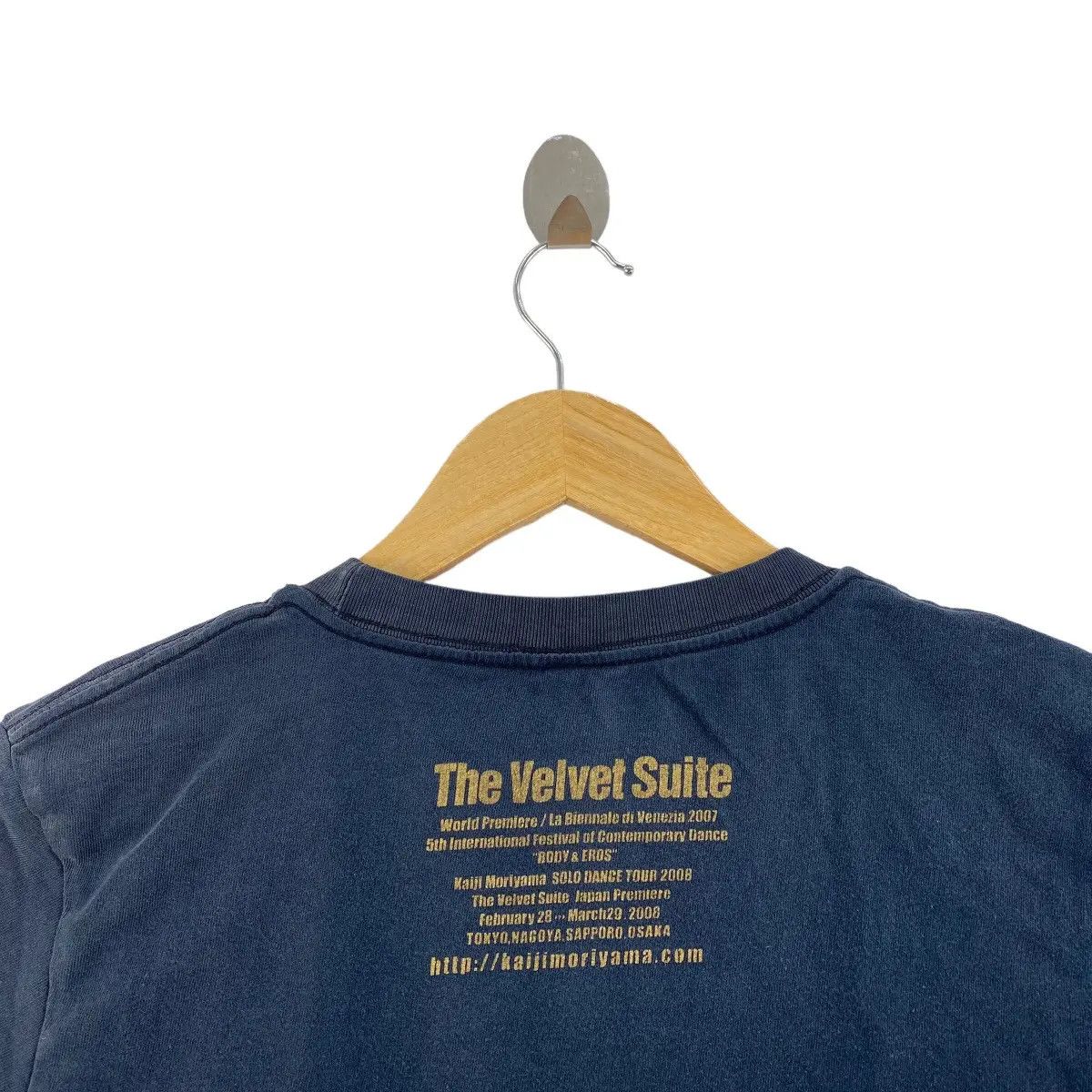 Vintage KAIJI MORIYAMA DANCER The Velvet Suite Tee Shirt Top Solo Size S / US 4 / IT 40 - 6 Thumbnail