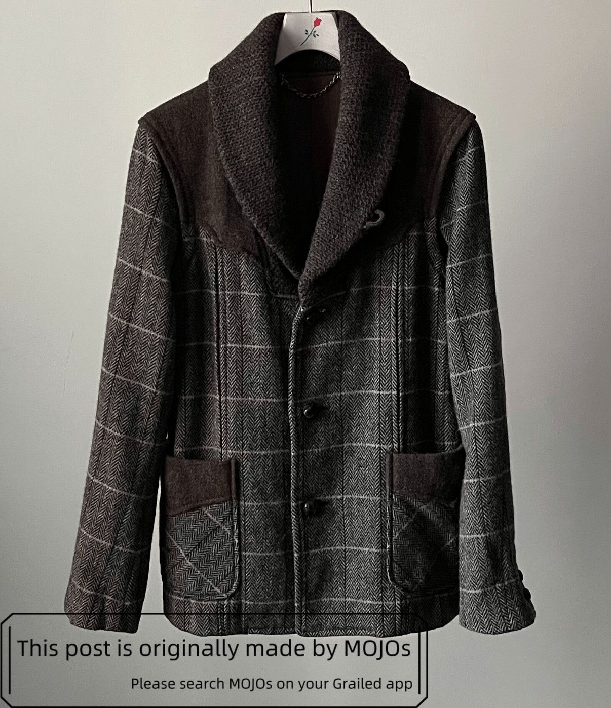 Number (N)ine Sz 2 Number Nine 02AW Patch Hunting Wool Coat mojos2515 Size US M / EU 48-50 / 2 - 1 Thumbnail