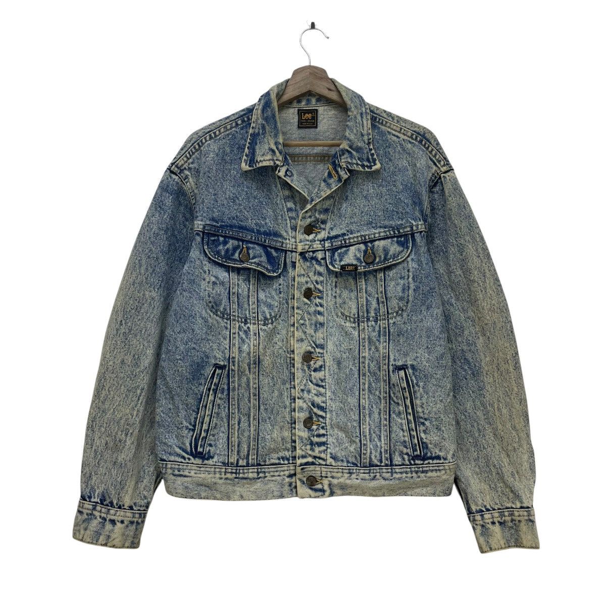 Lee × Vintage 💥Vintage Lee Acid Wash Trucker Jacket Size US M / EU 48-50 / 2 - 1 Thumbnail
