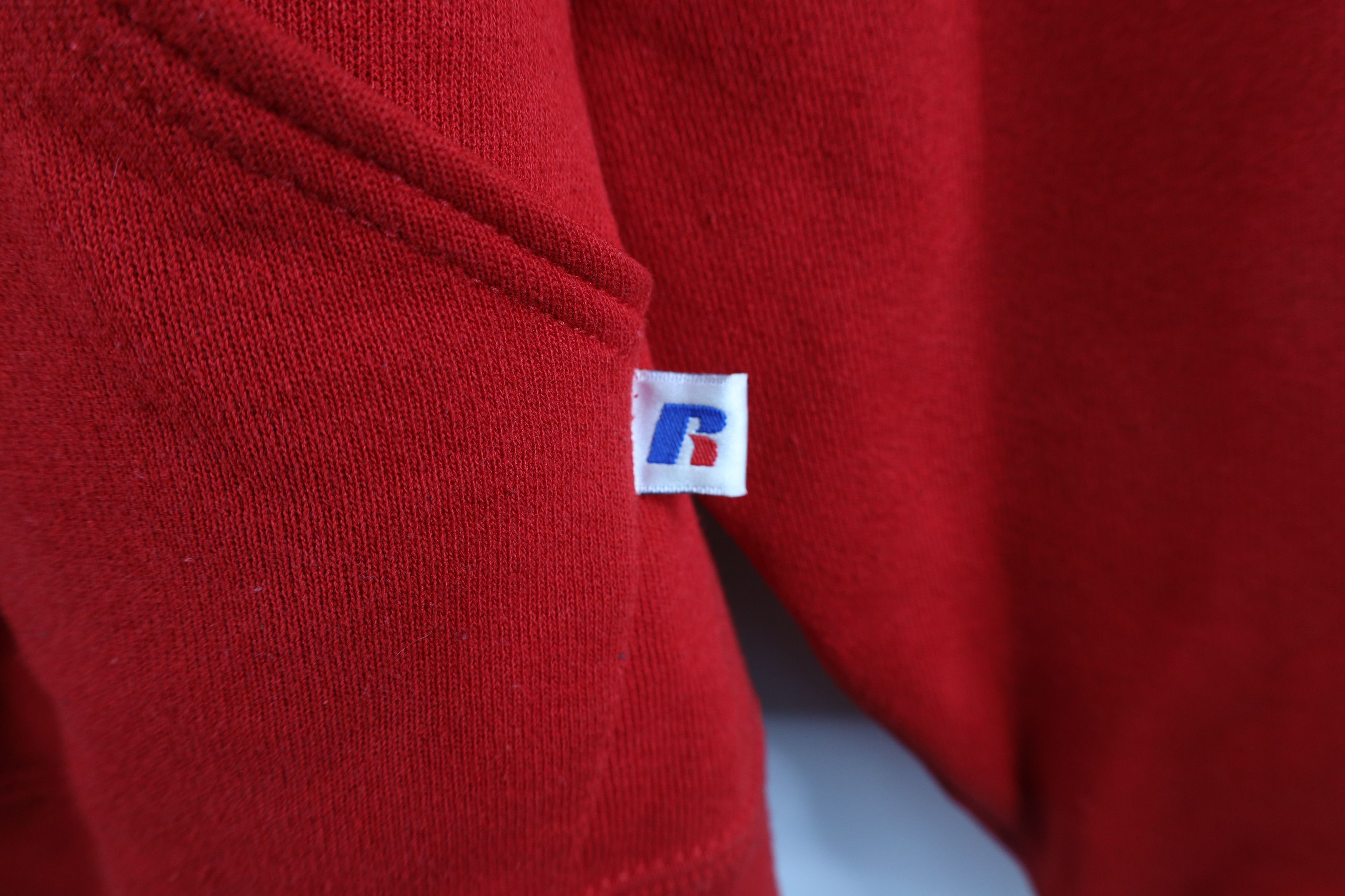 Russell Athletic × Vintage Vintage 90s Russell Athletic University Hoodie Sweatshirt Size US S / EU 44-46 / 1 - 4 Thumbnail