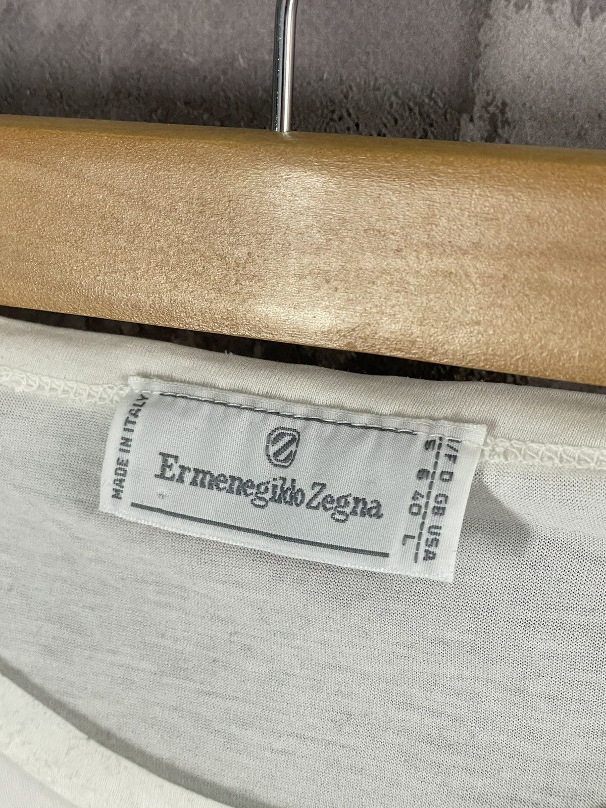 Designer × Ermenegildo Zegna ERMENEGILDO ZEGNA Luxury Basic Rare T-shirt Size US L / EU 52-54 / 3 - 7 Thumbnail