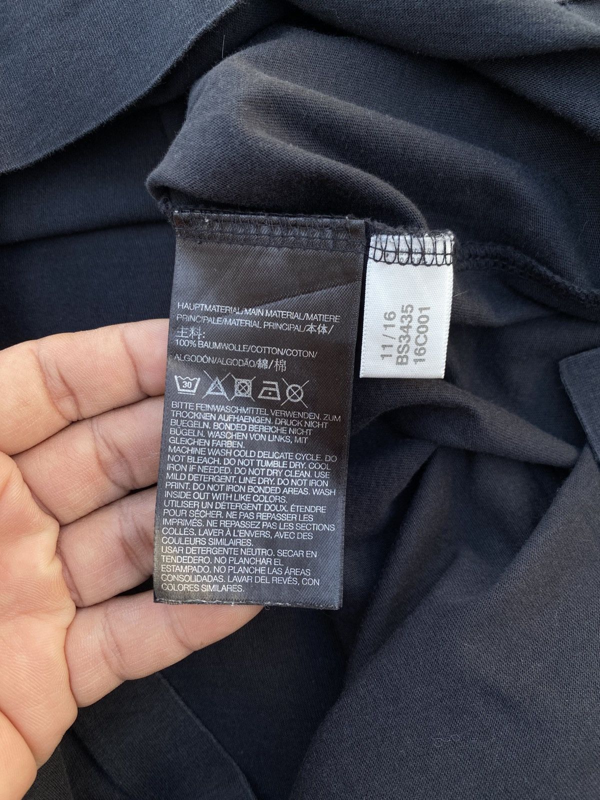 Yohji Yamamoto Rare Adidas x Yohji Yamamoto Y-3 Long Tshirt Size US M / EU 48-50 / 2 - 9 Thumbnail