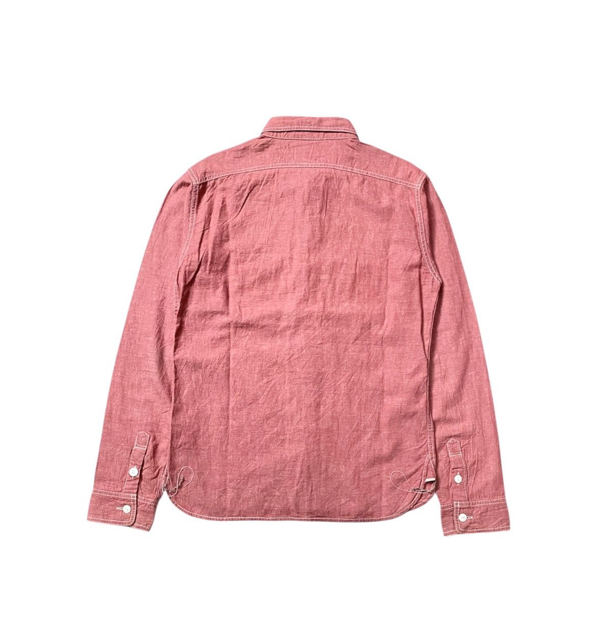 EIGHT-G Eight G Chambray Japan Workshirt Size US M / EU 48-50 / 2 - 2 Thumbnail