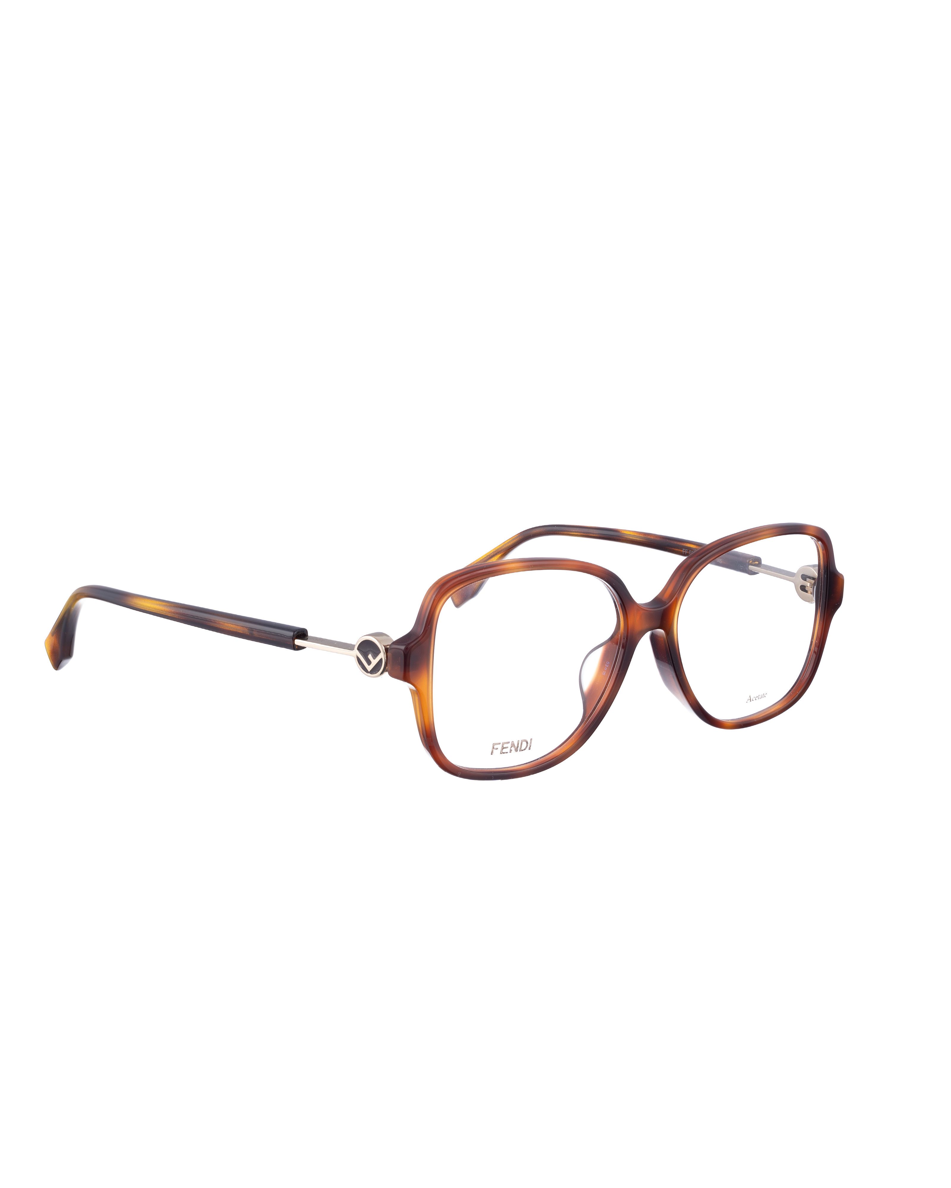 Fendi 00s Oversized Havana Retro Glasses