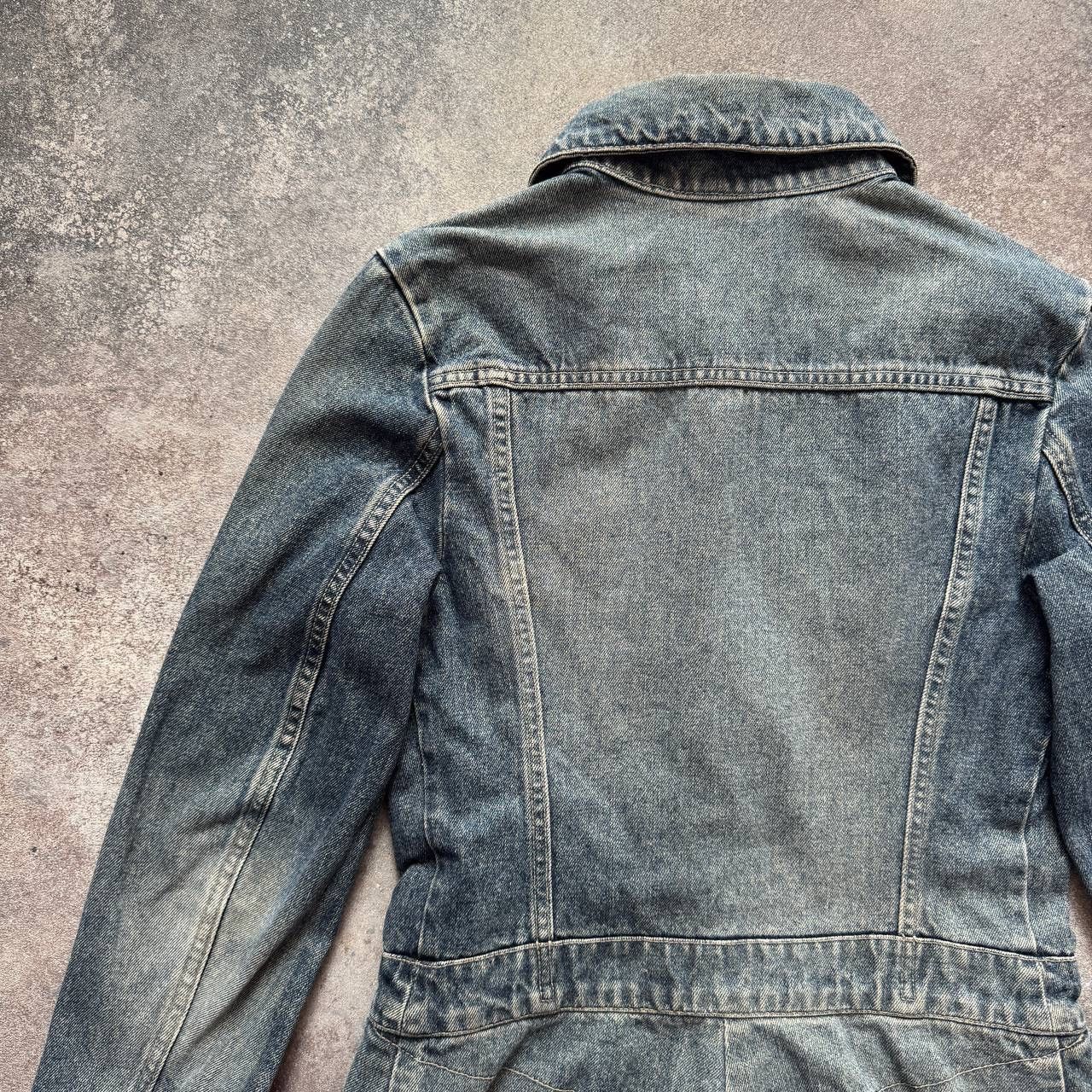 Diesel Diesel 90s Vintage Y2K Maxi Denim Jacket / Dress Coat Size S / US 4 / IT 40 - 10 Thumbnail