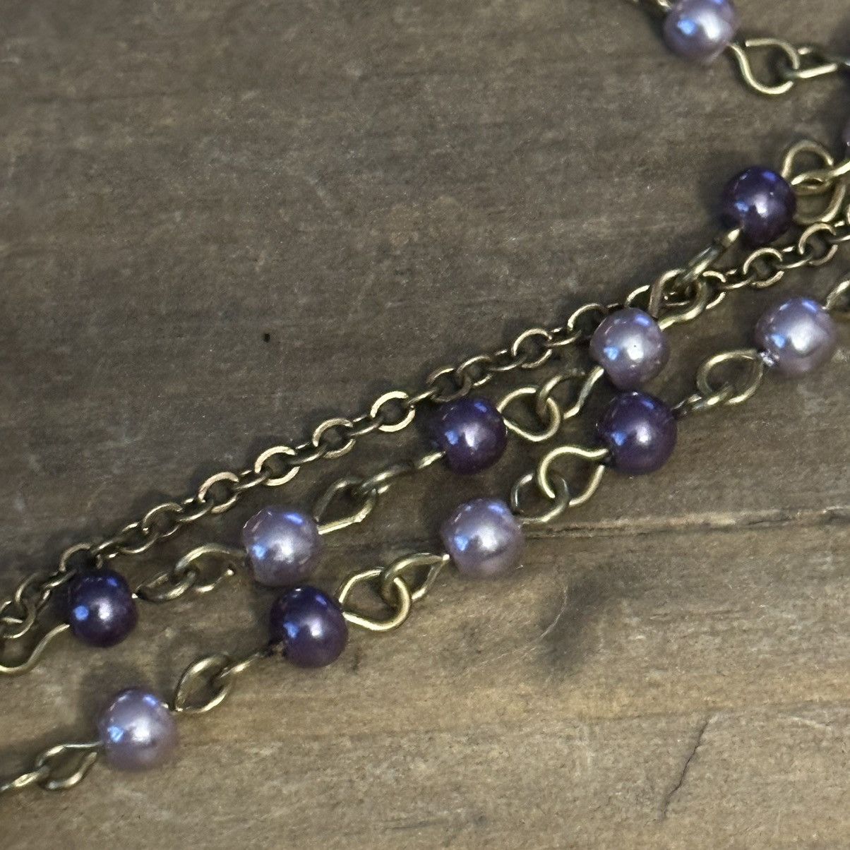 Other Multi strand filigree flower bead chain necklace Size ONE SIZE - 3 Thumbnail
