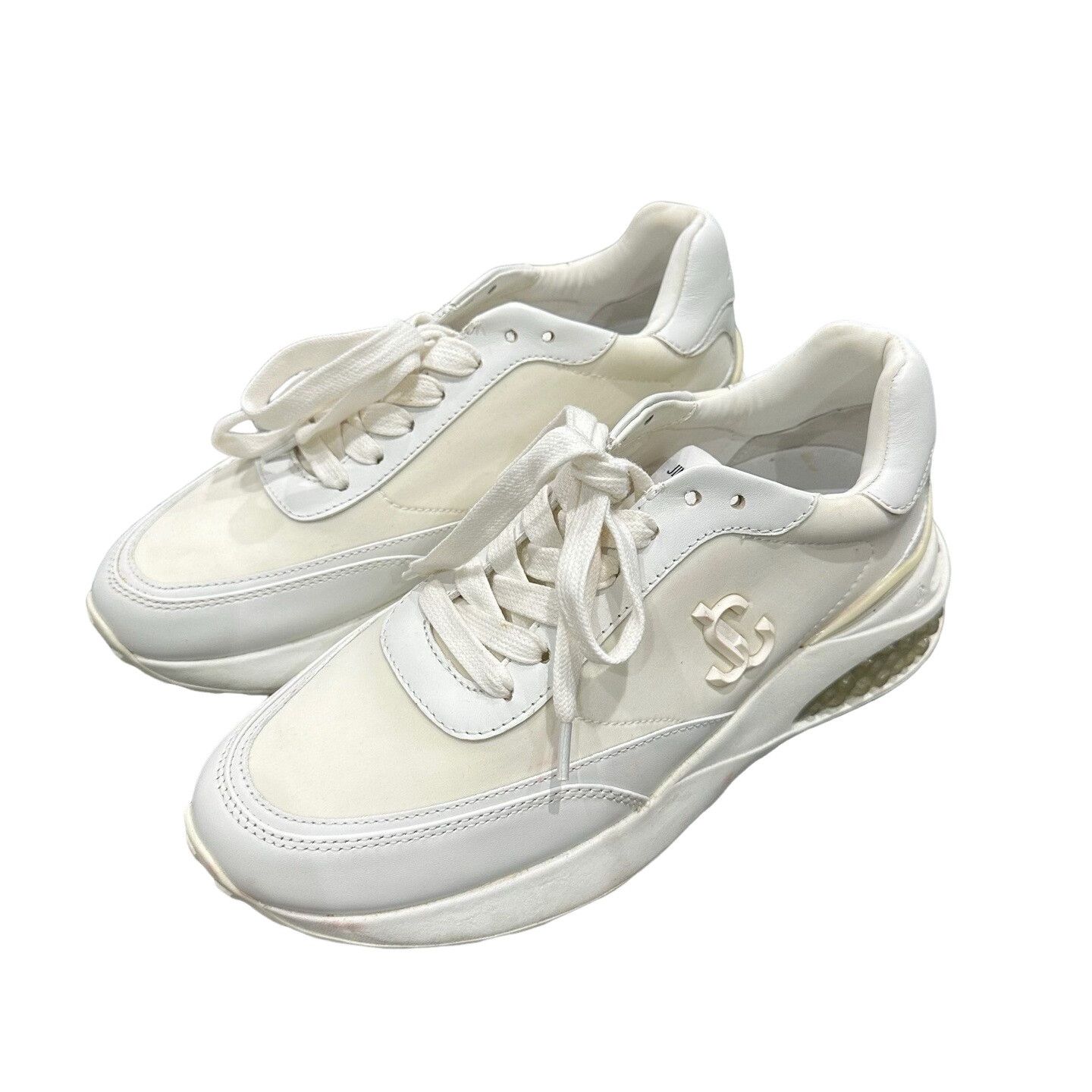 Jimmy Choo Jimmy Choo Memphis Lace Up Sneakers 38 Size US 8 / IT 38 - 1 Thumbnail