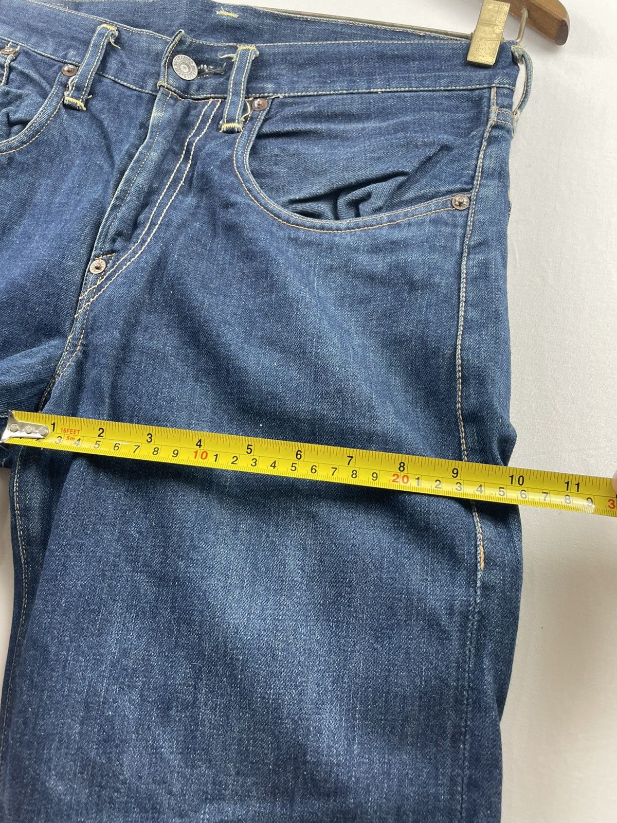 Japanese Brand Vintage Canton Overalls Denim Jeans Mase in Japan Size US 31 - 9 Thumbnail