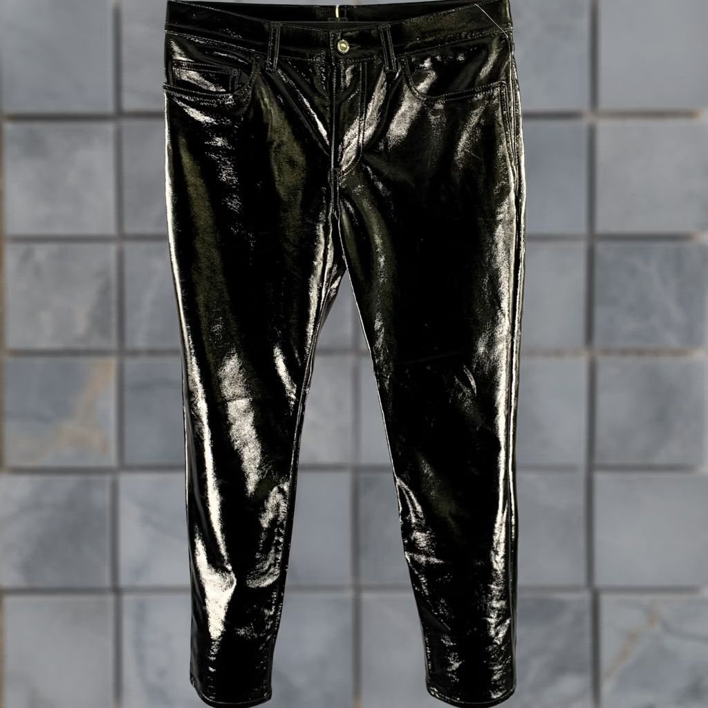 Yves Saint Laurent SAINT LAURENT Pants Size 30 Black Polyester Size US 30 / EU 46 - 1 Thumbnail