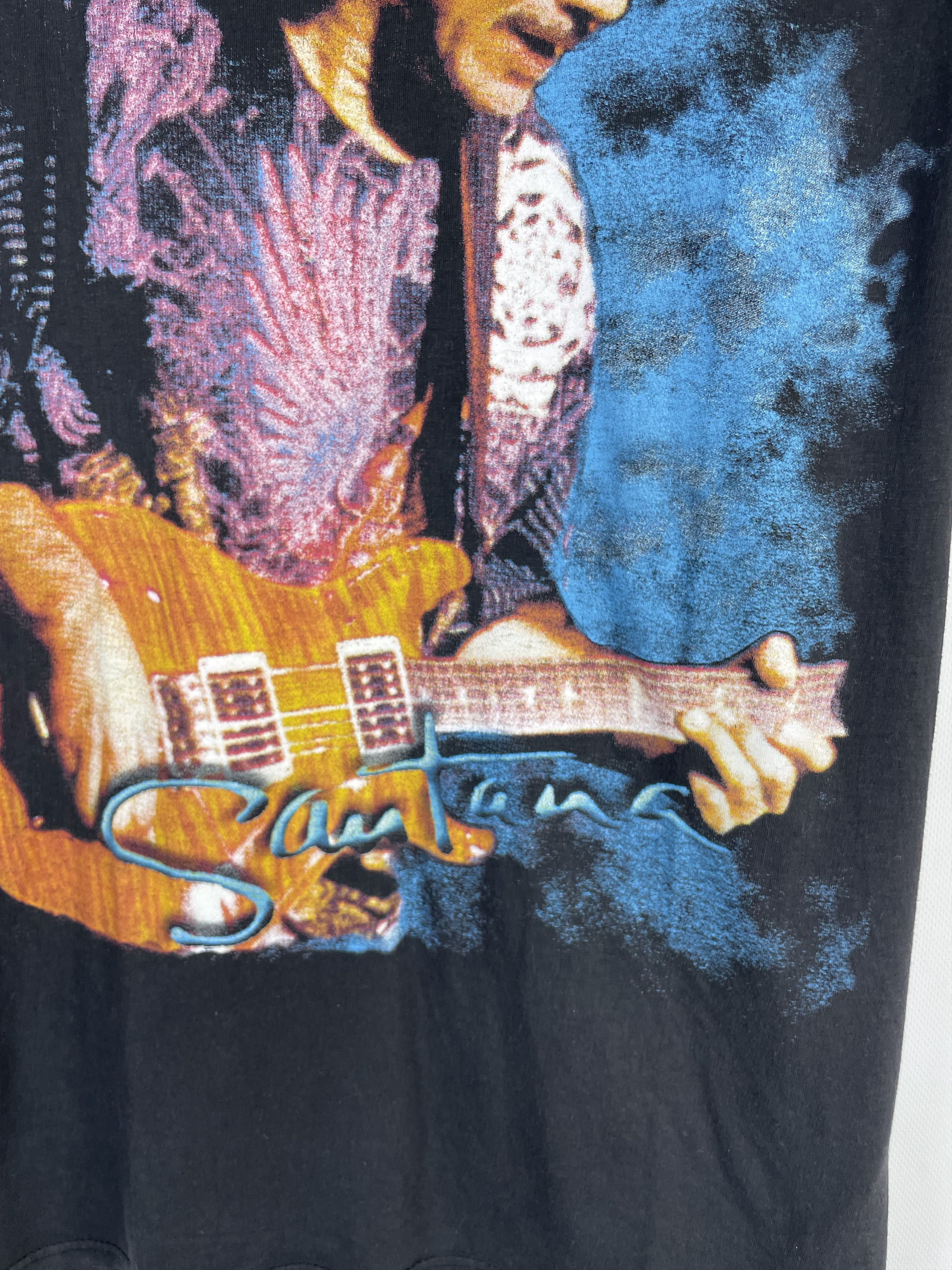Band Tees 2000 Carlos Santana Tour Vintage T shirts Size US L / EU 52-54 / 3 - 4 Thumbnail