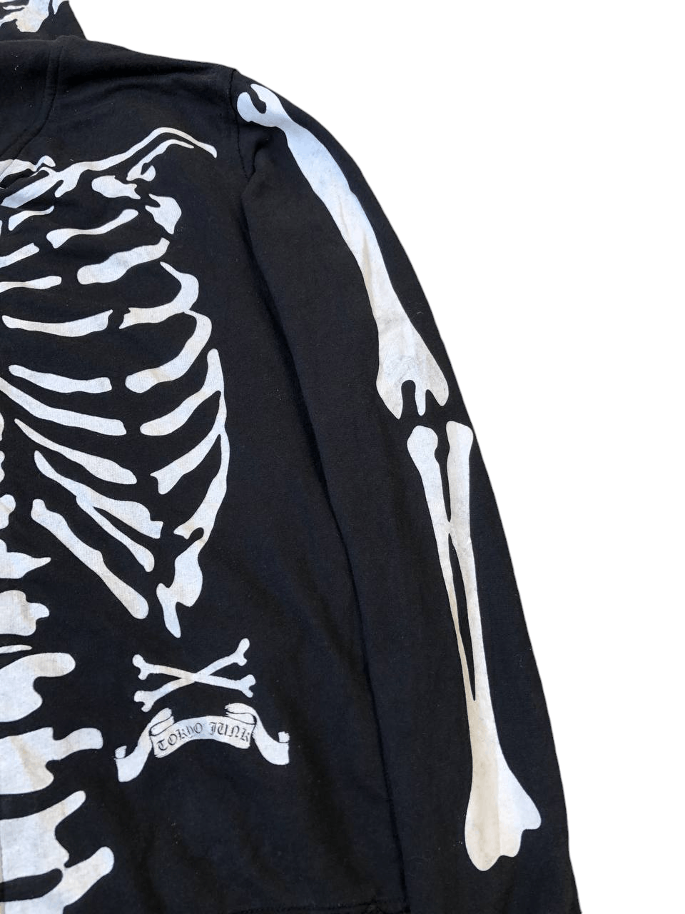 Japanese Brand × Vintage Japanese Brand Tokyo Punk Skeleton Zipper Hoodie Size US M / EU 48-50 / 2 - 4 Thumbnail