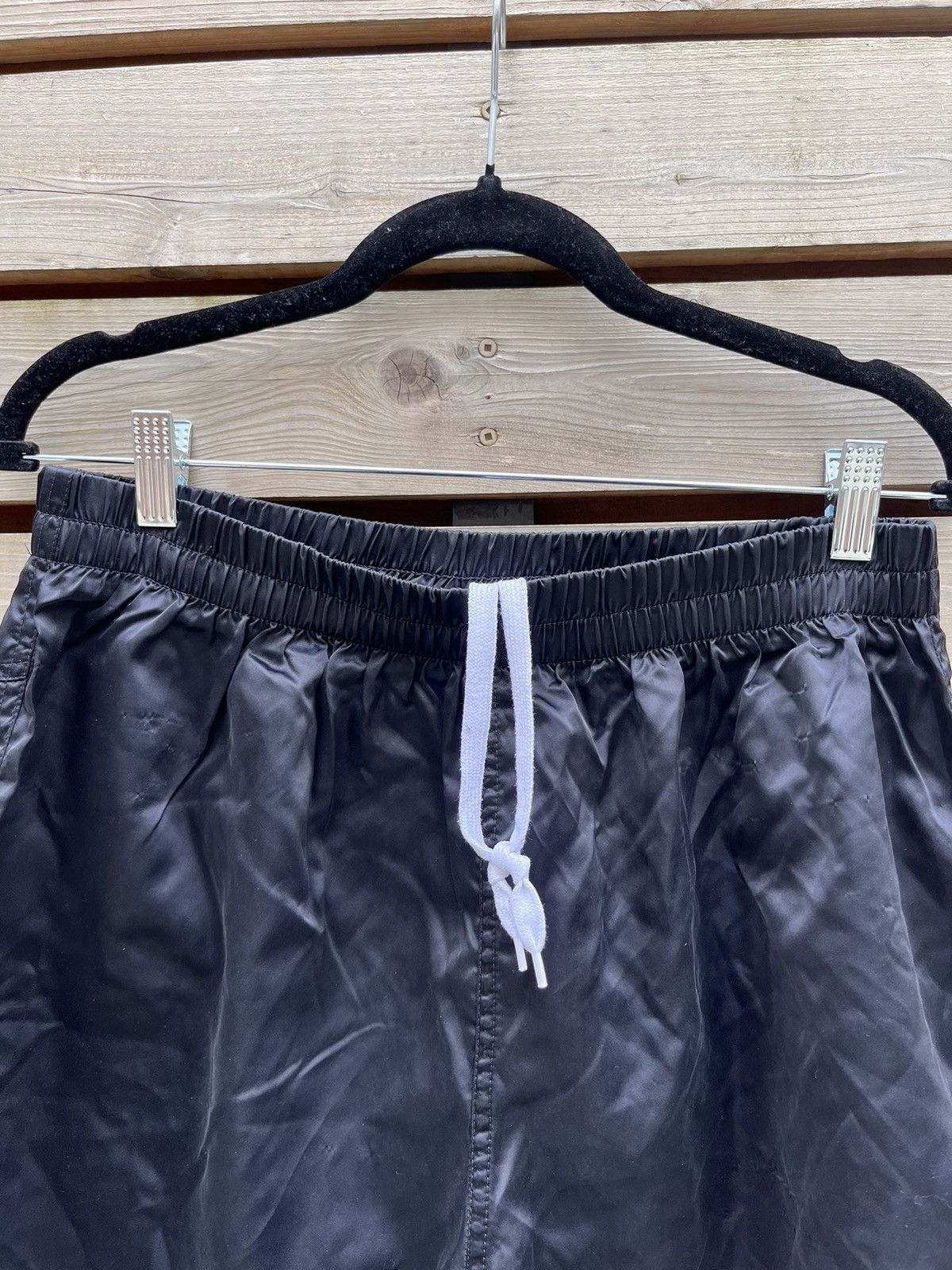 Nike × Vintage Vintage Nike Shorts Nylon Double Big Swoosh Y2K Size US 33 - 6 Thumbnail