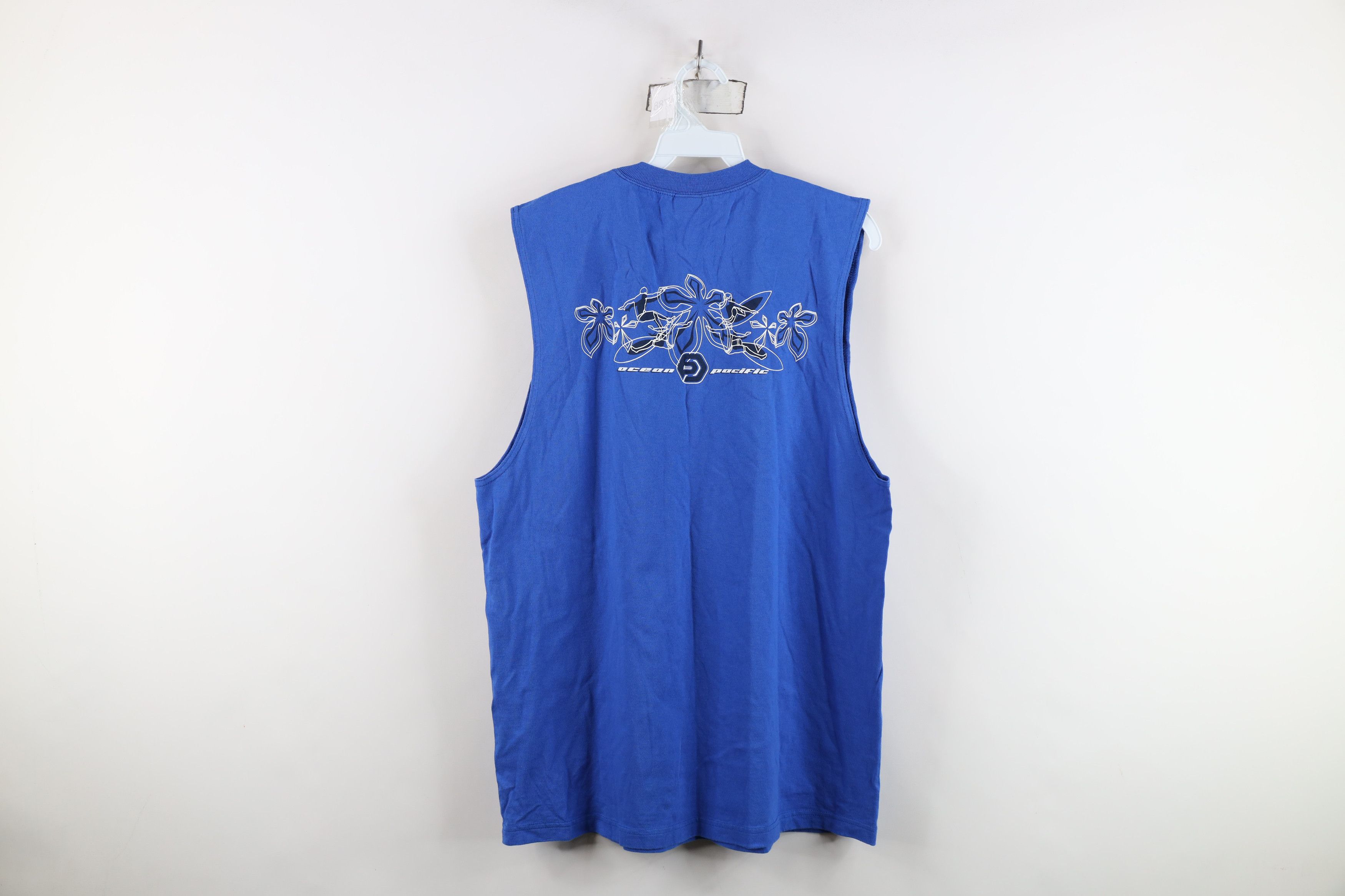Ocean Pacific Vintage 90s Y2K Ocean Pacific OP Surf Sleeveless T-Shirt Size US L / EU 52-54 / 3 - 7 Thumbnail