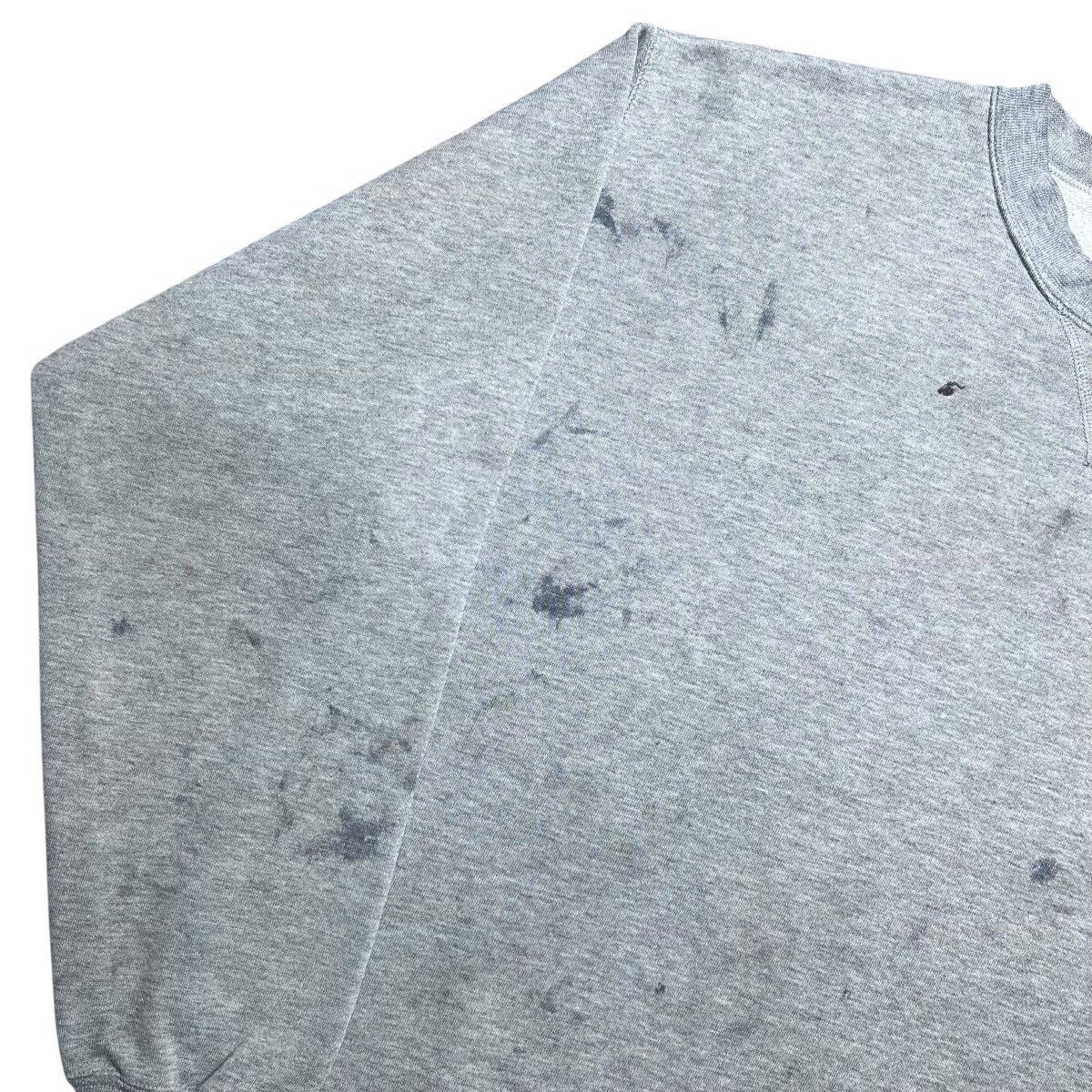 Carhartt × Vintage Vtg 1990s Carhartt Gray Paint Splattered Pullover Sweatshirt Size US XL / EU 56 / 4 - 15 Thumbnail
